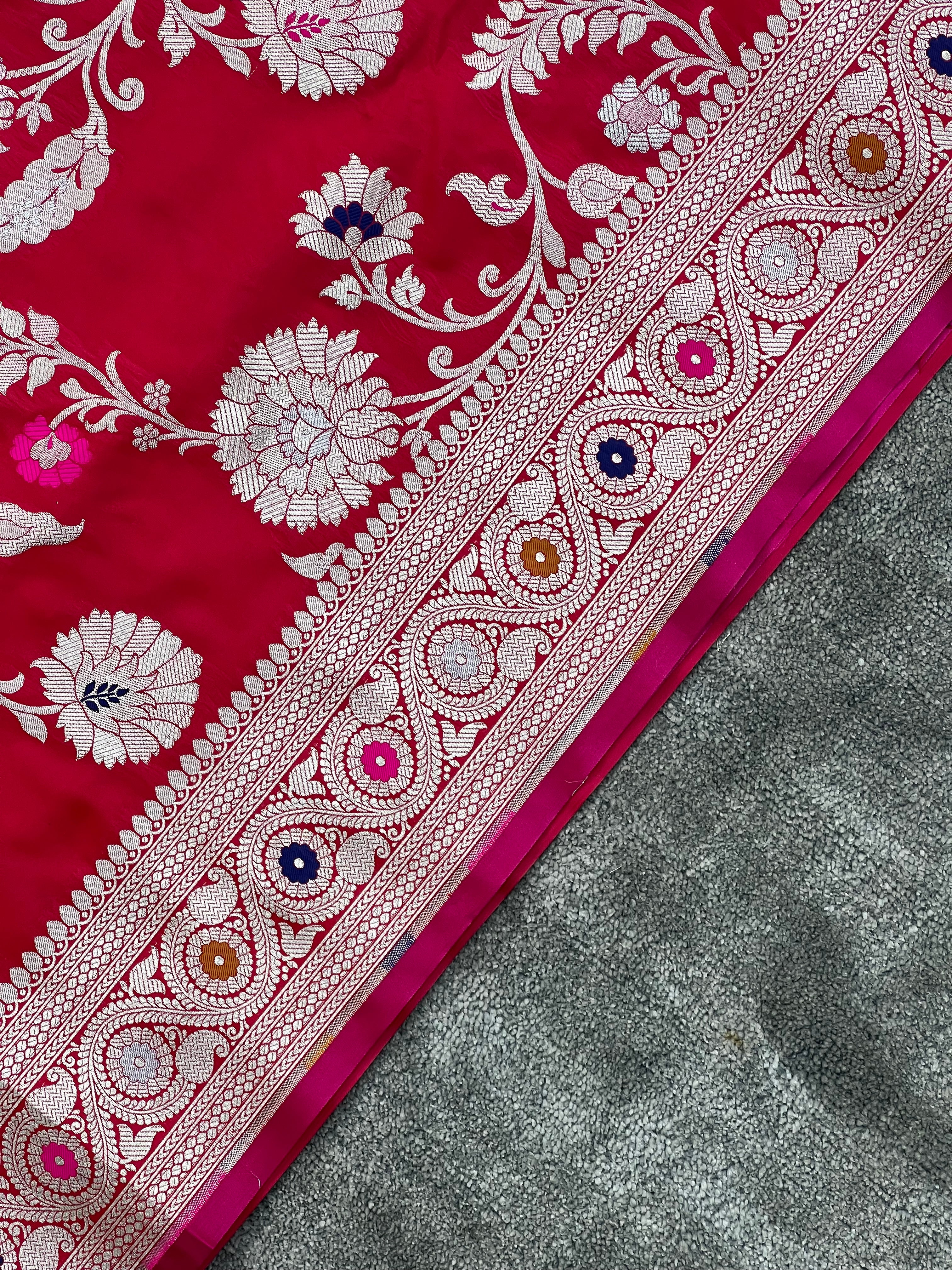 Jungla Katan Silk Saree