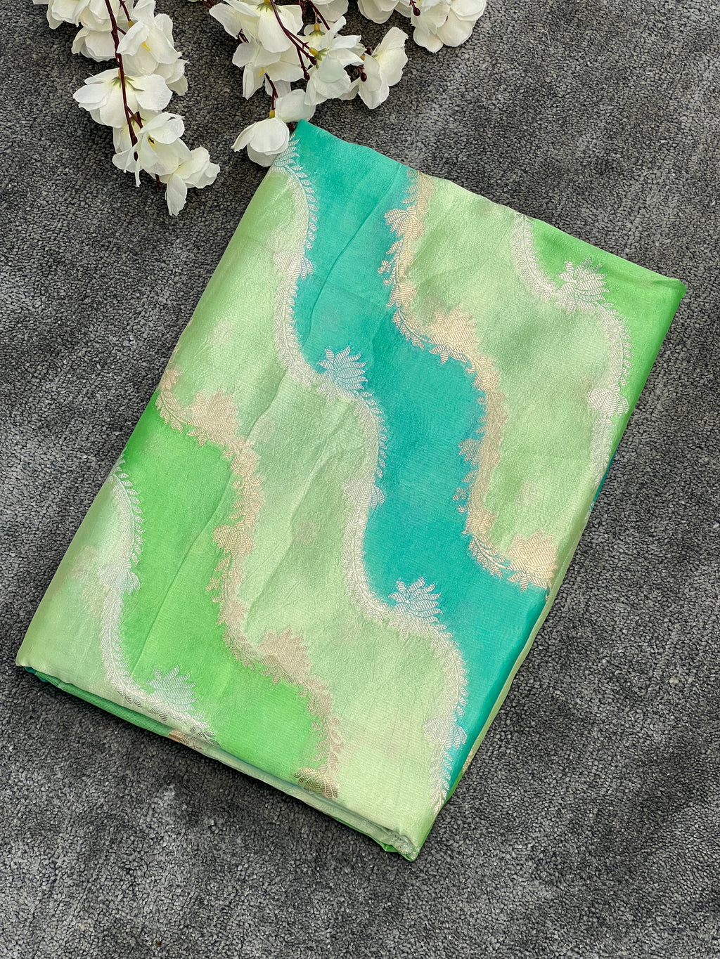 Rare Pure Mango Silk Saree