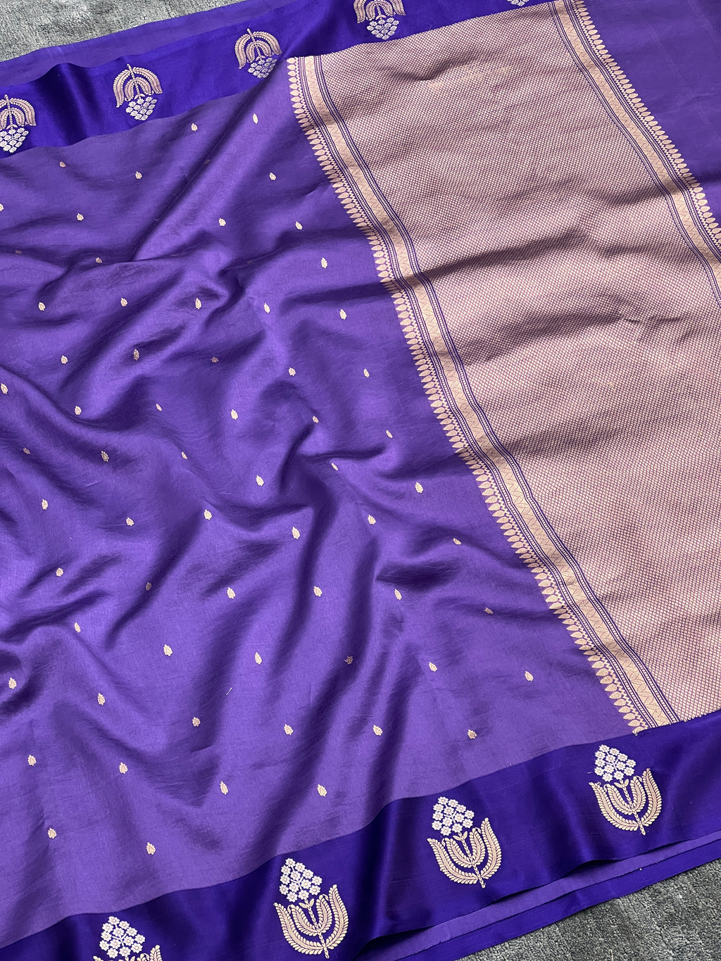 Luxury Kadhwa Pure Mango Silk Saree