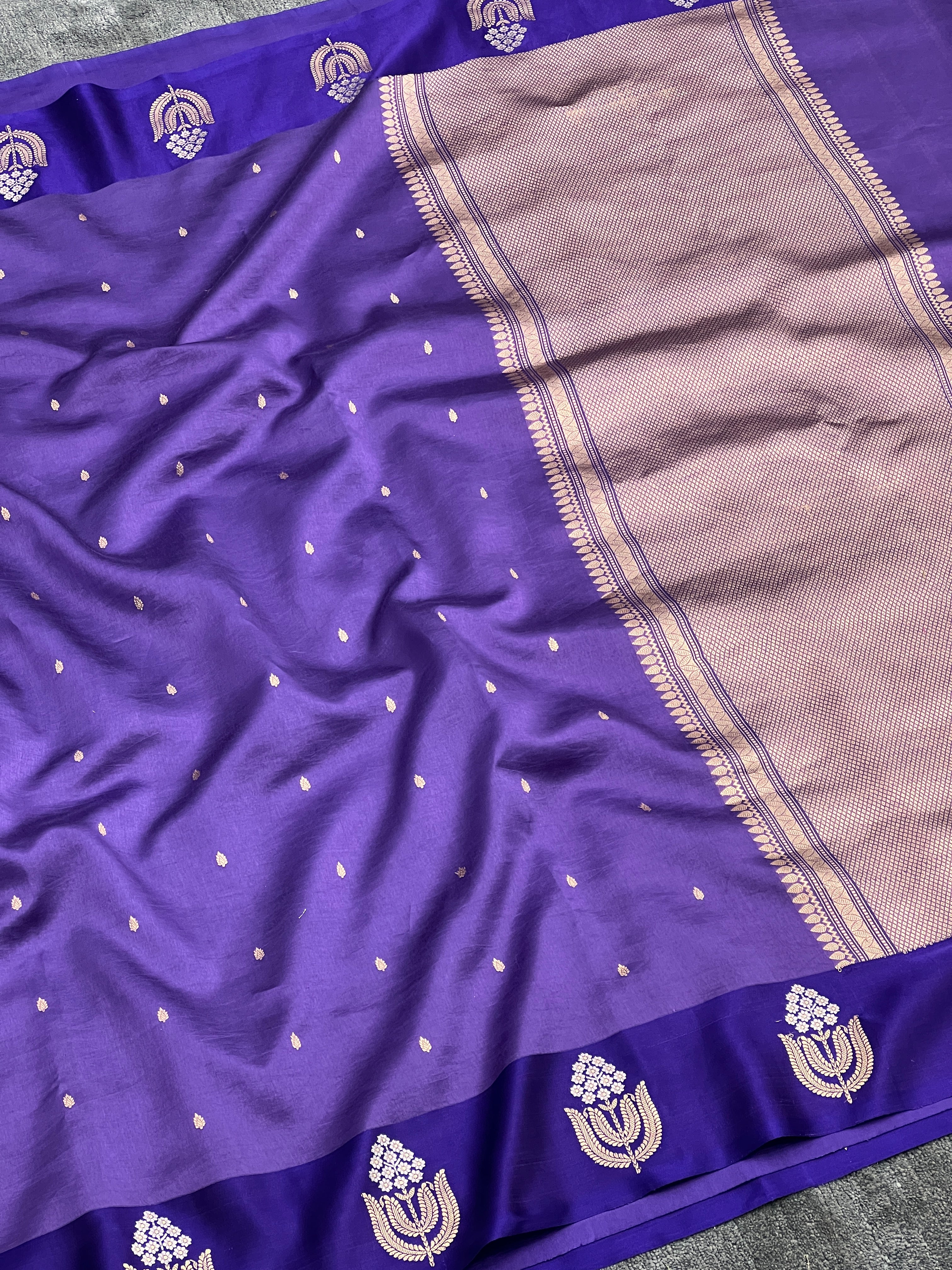 Luxury Kadhwa Pure Mango Silk Saree