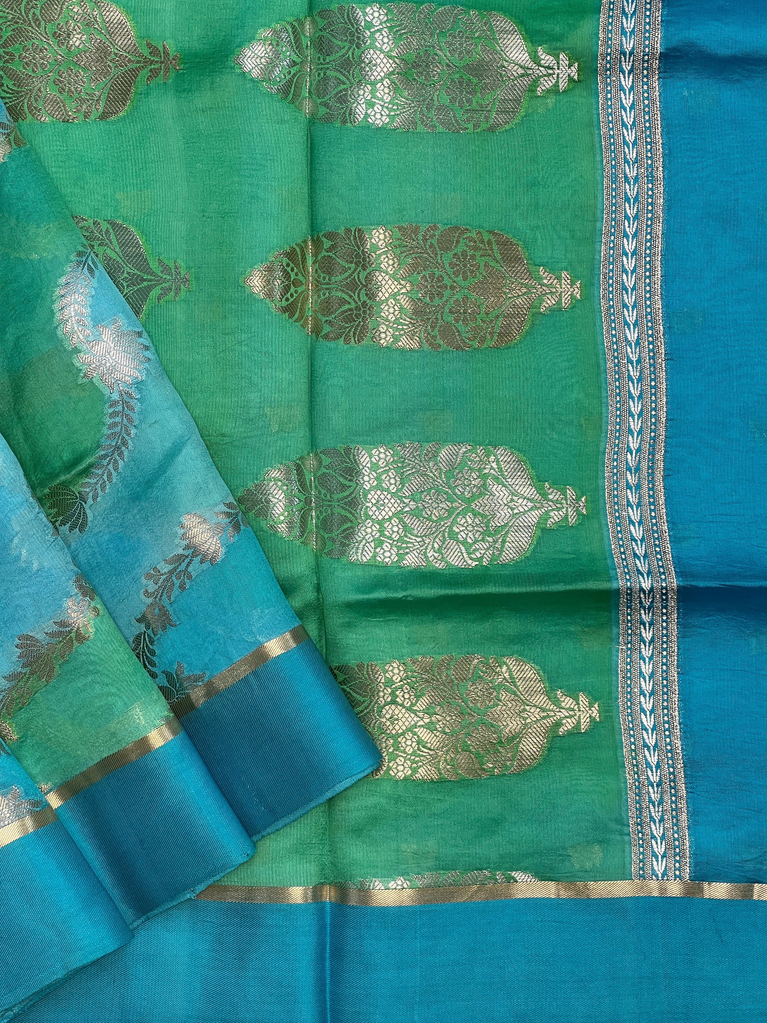 Rare Pure Mango Silk Saree