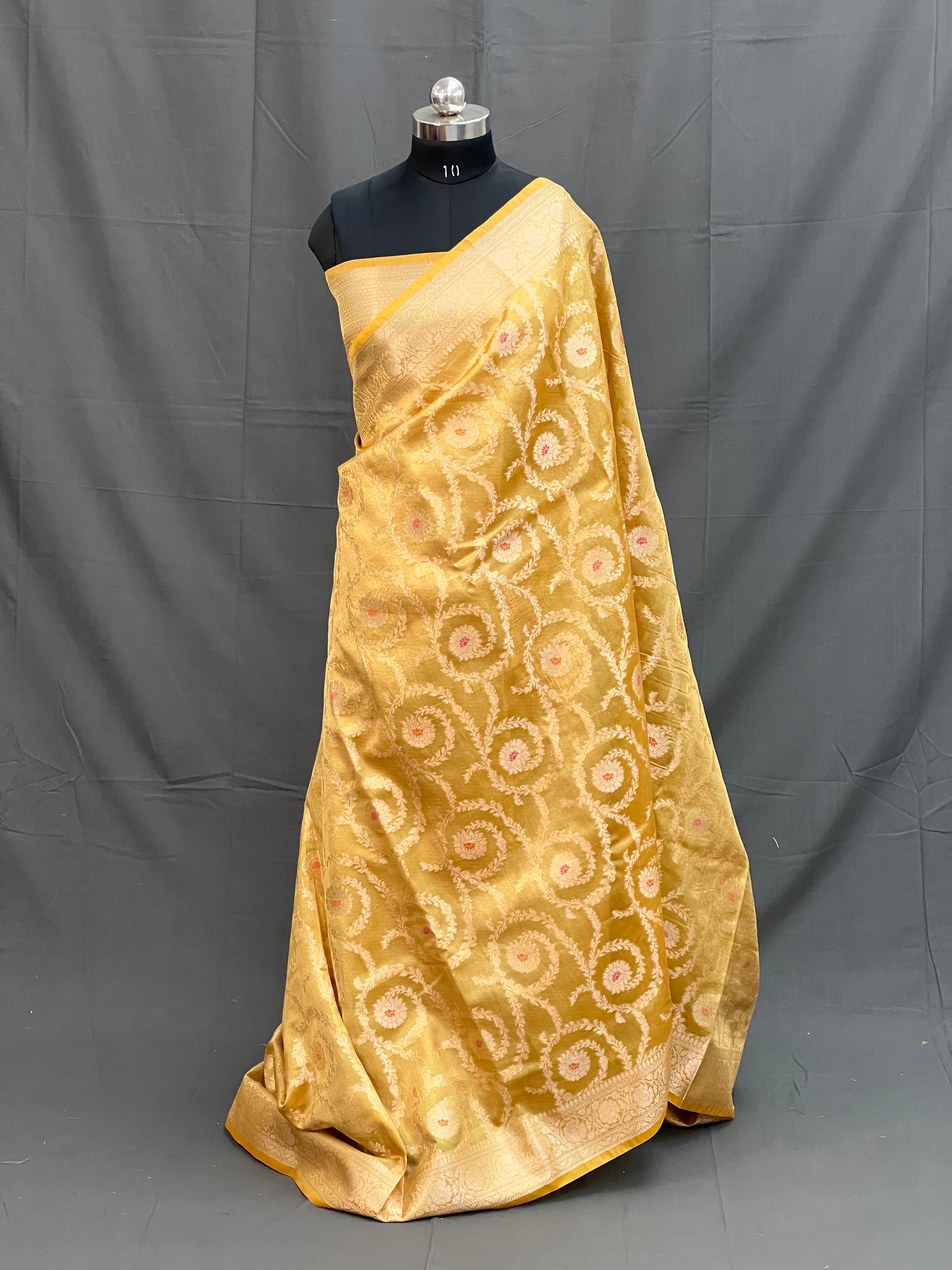 Opal Mist Tissue Silk Saree