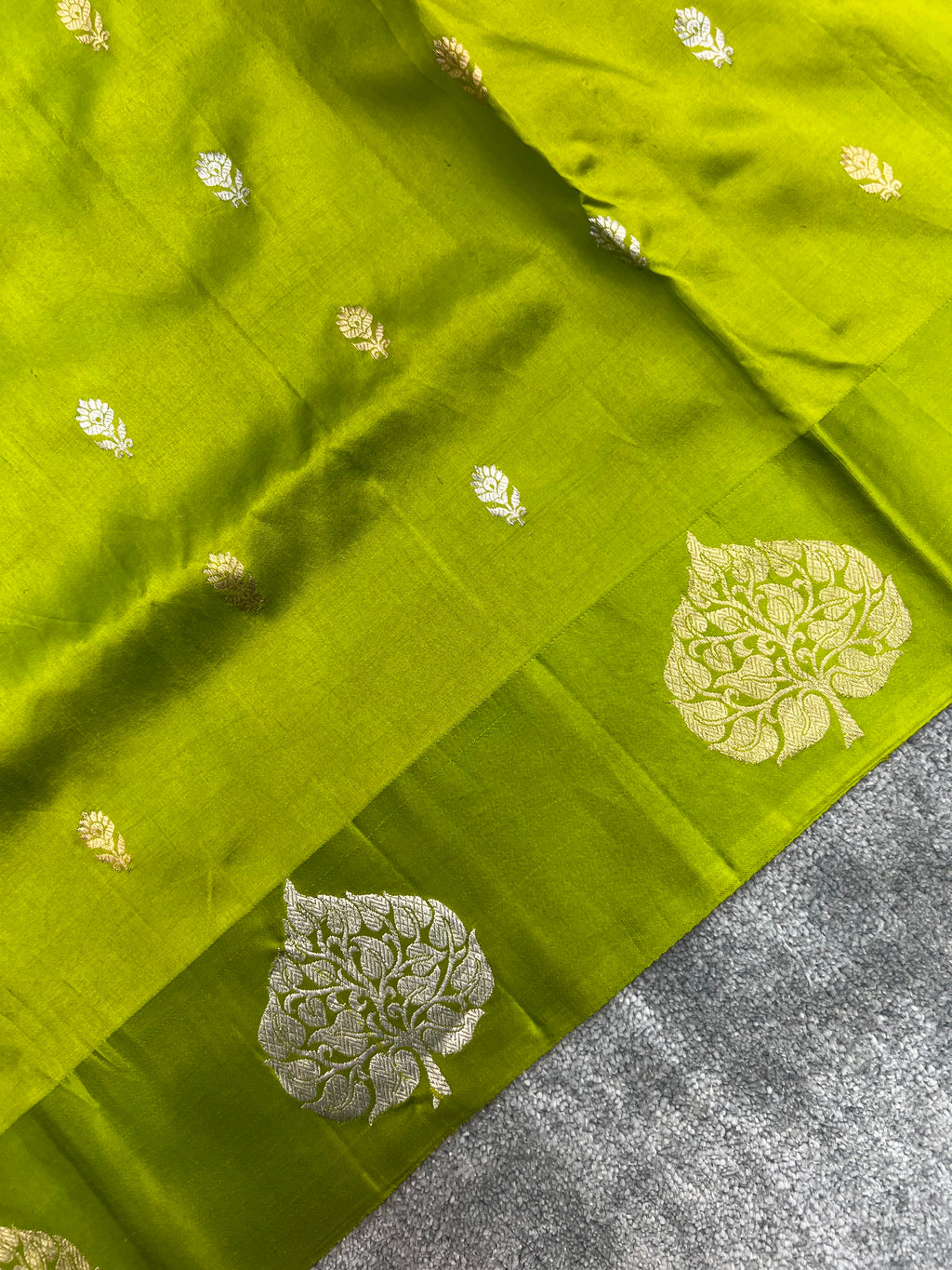 Traditional Pure Mango Silk Saree