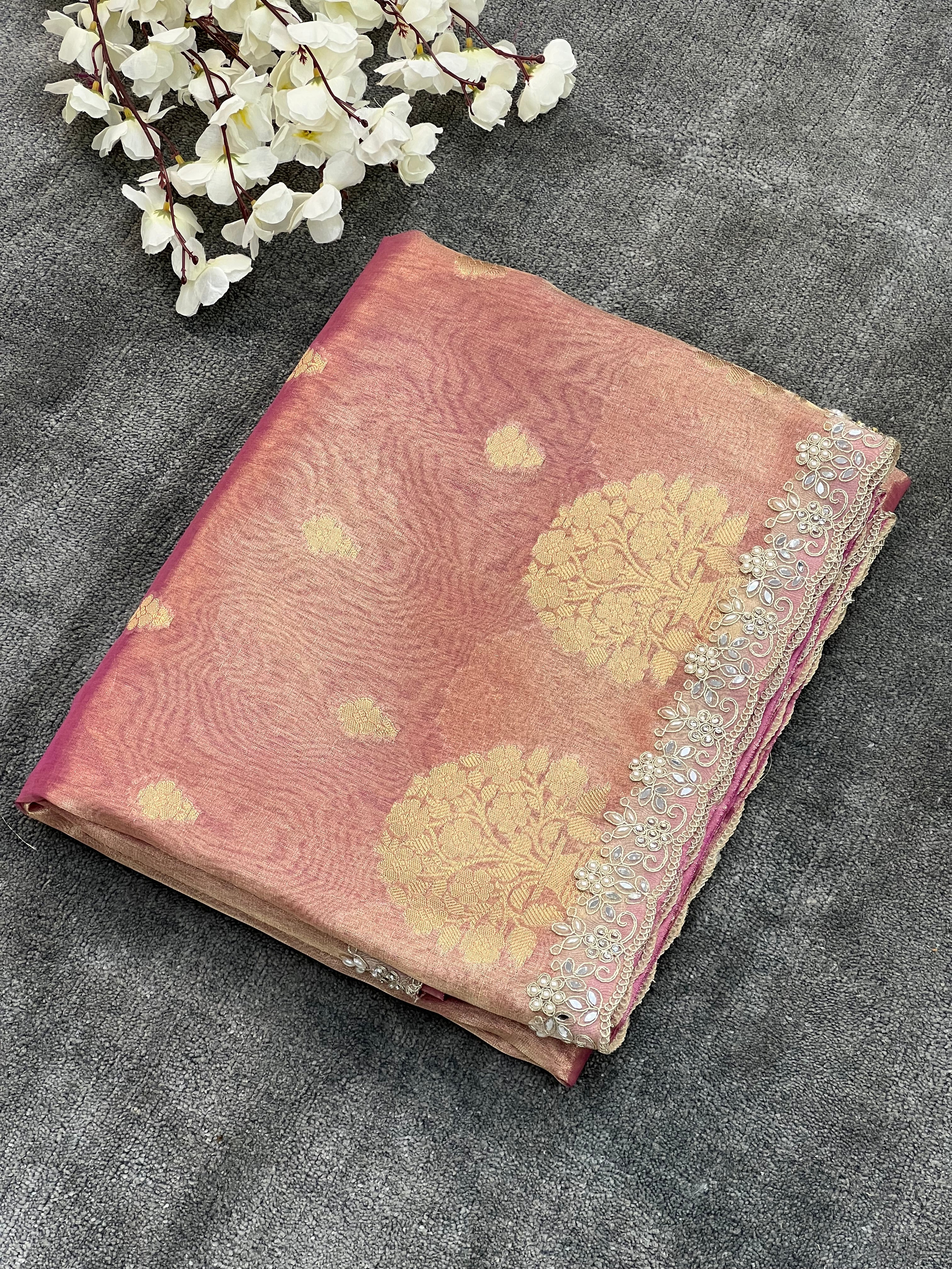 Maharani Edition Tissue Silk Saree