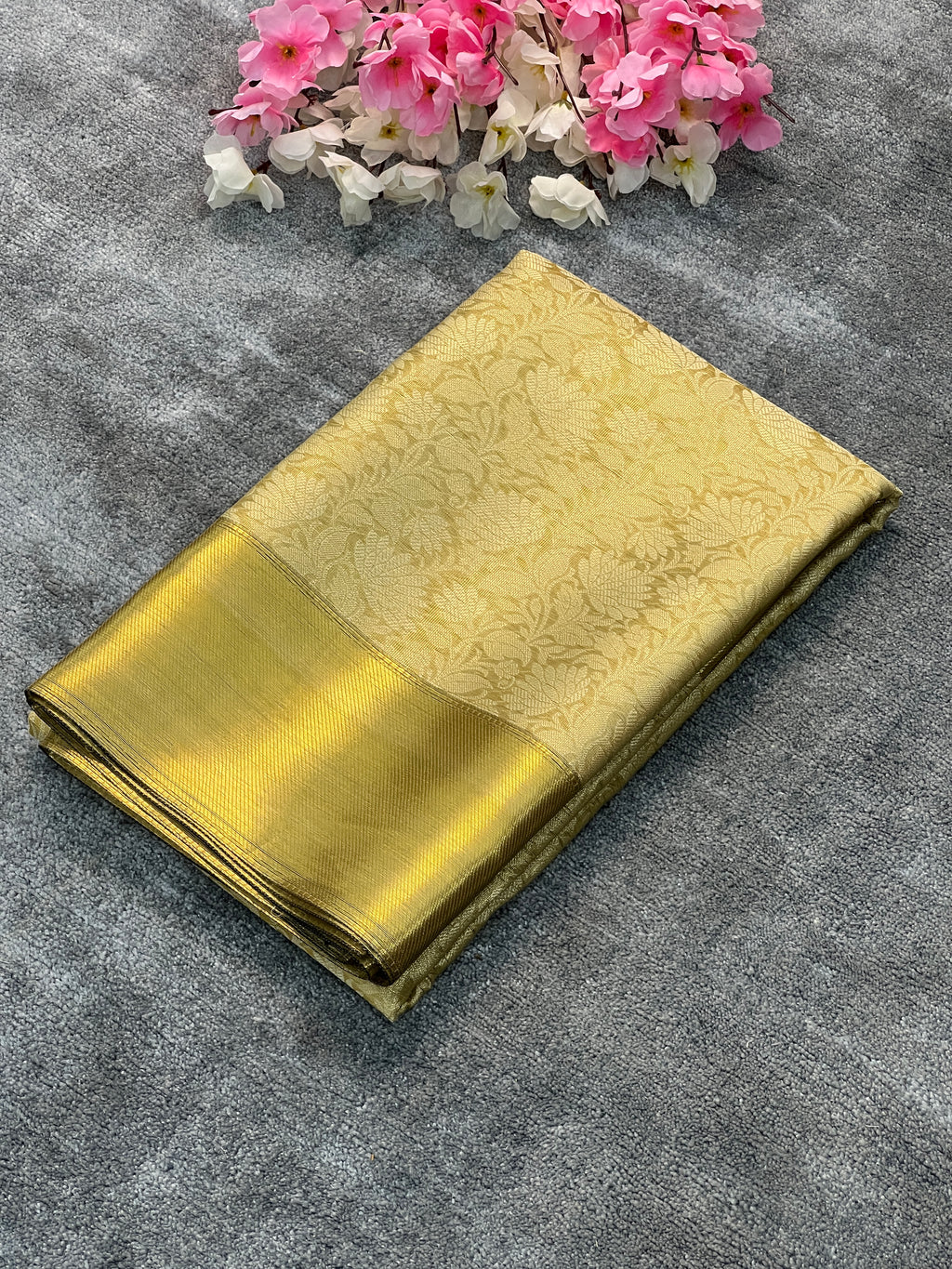 Nita Ambani inspired Tissue Silk Saree