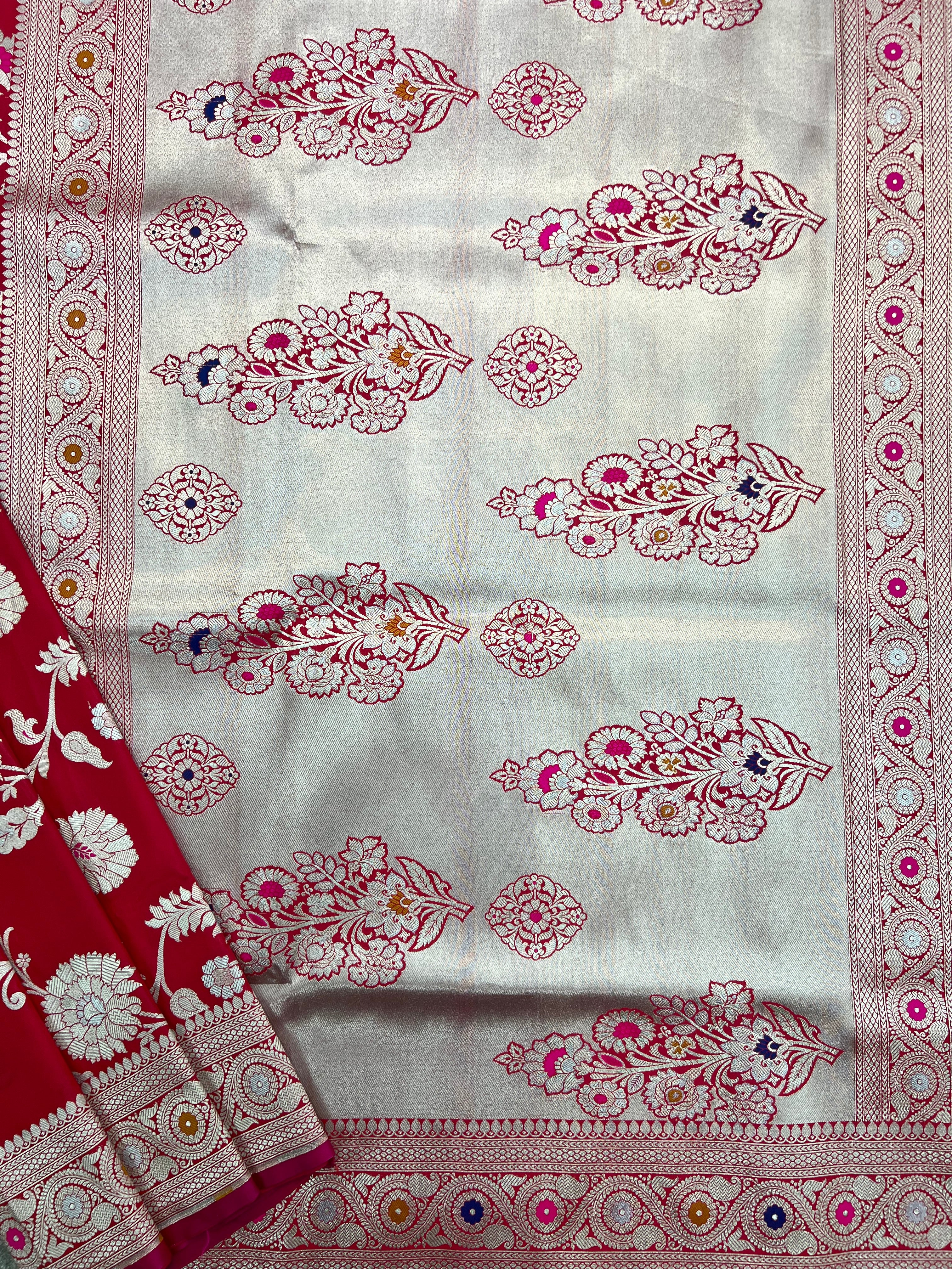 Jungla Katan Silk Saree
