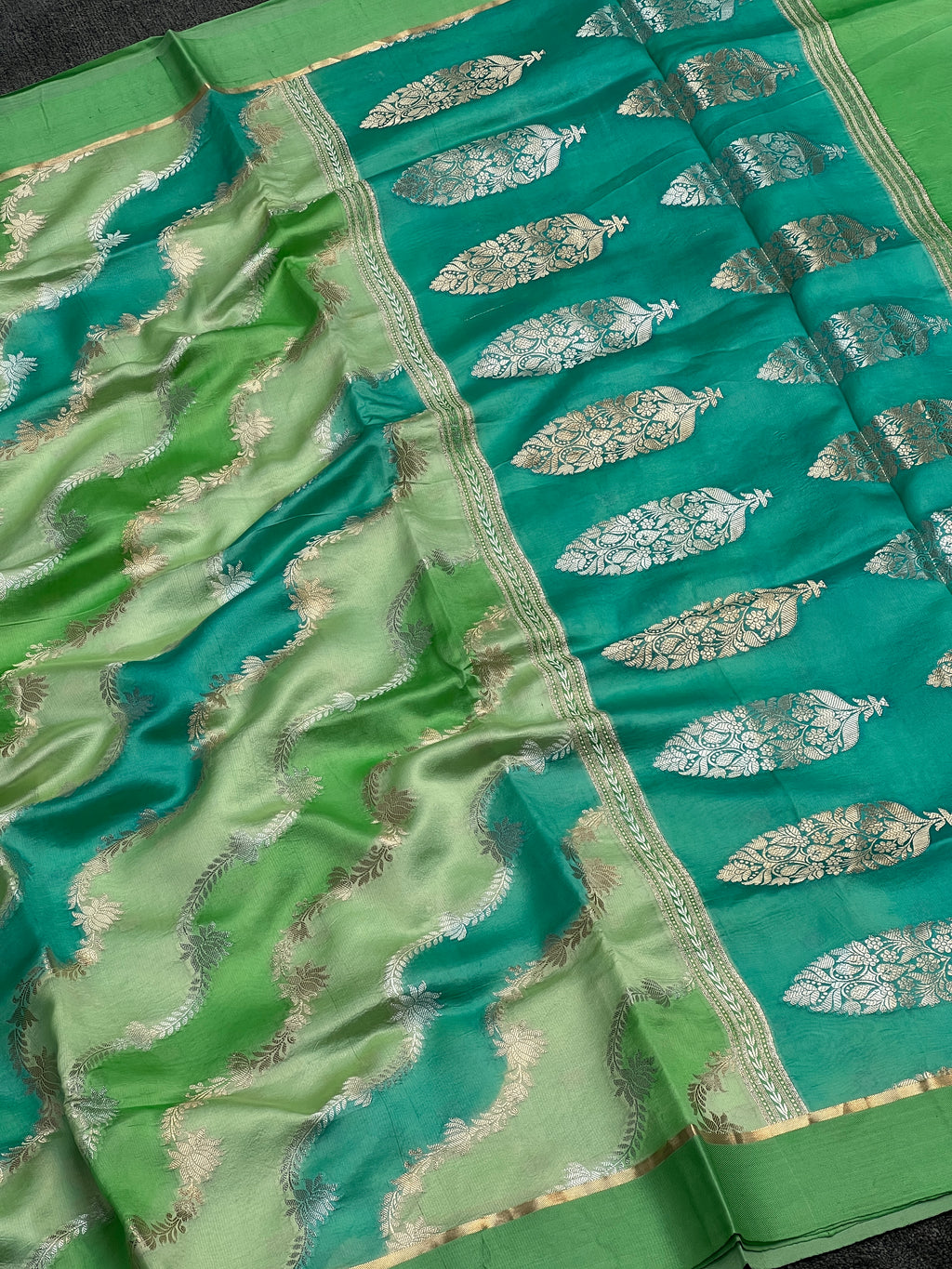 Rare Pure Mango Silk Saree