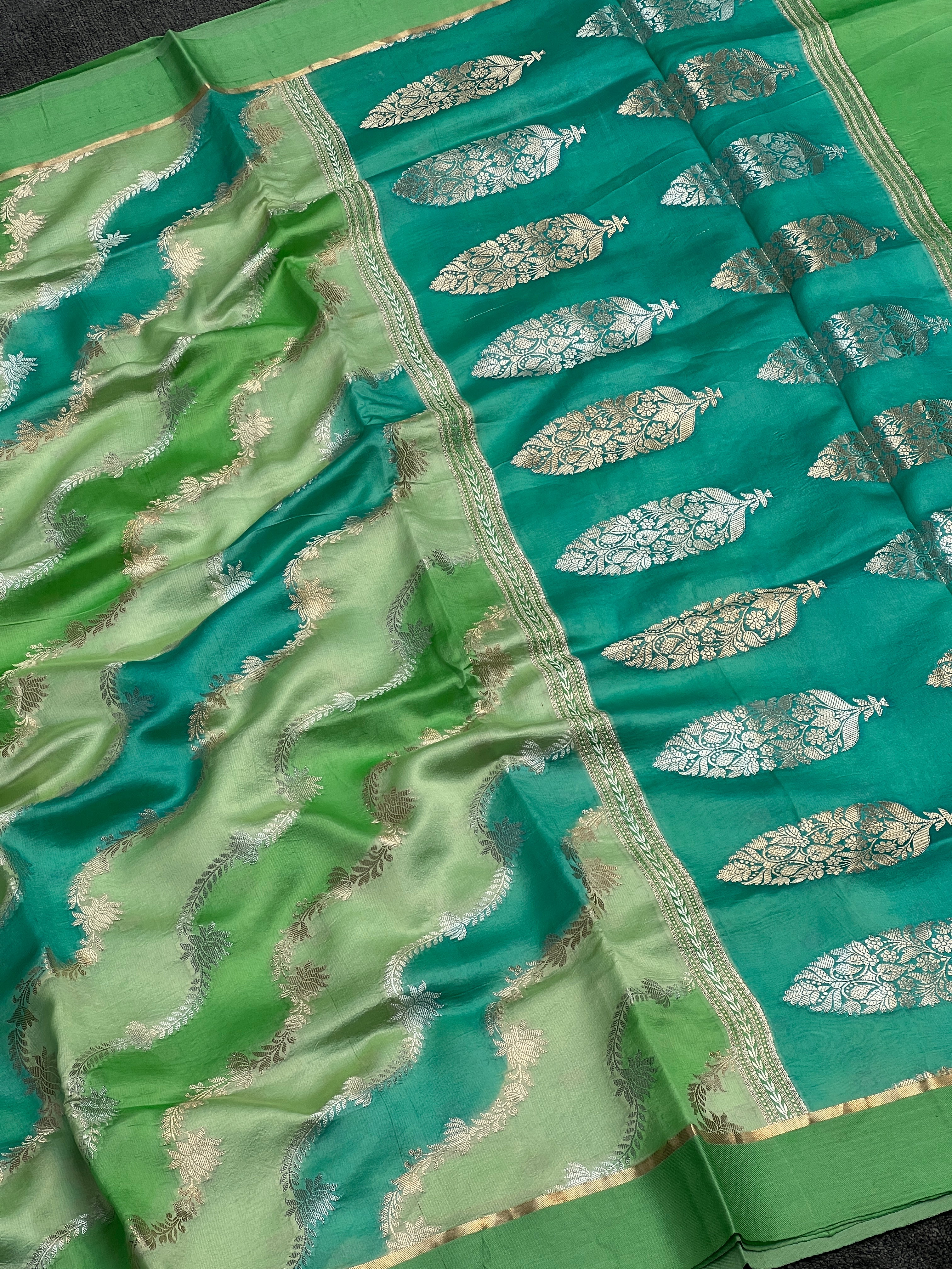 Rare Pure Mango Silk Saree