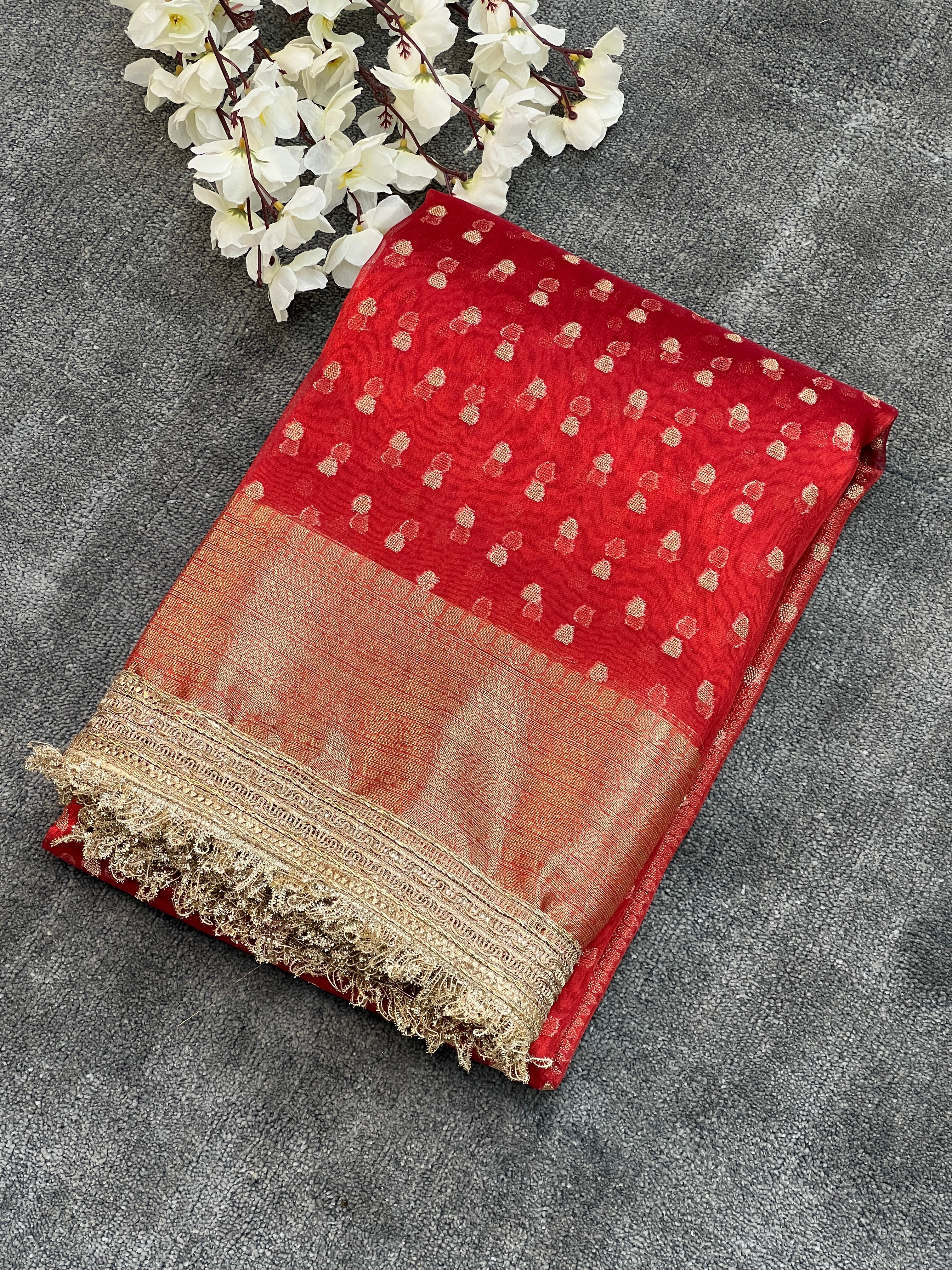 Premium Designer Tissue Silk Saree