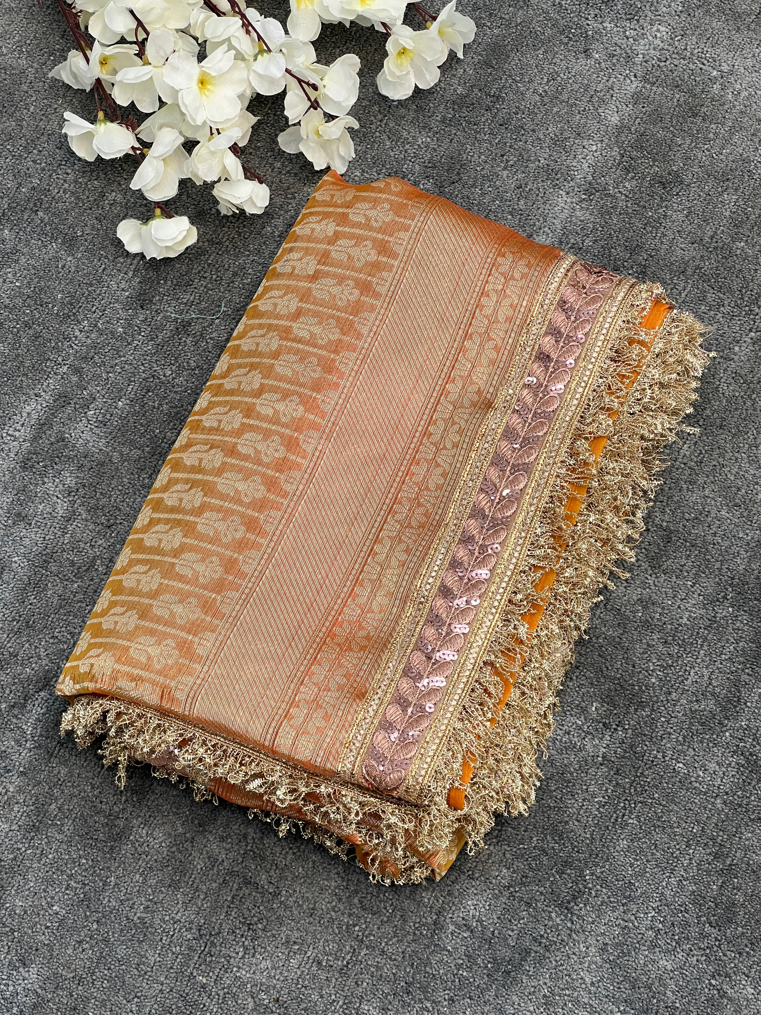 Designer Tissue Tanchui Silk Saree