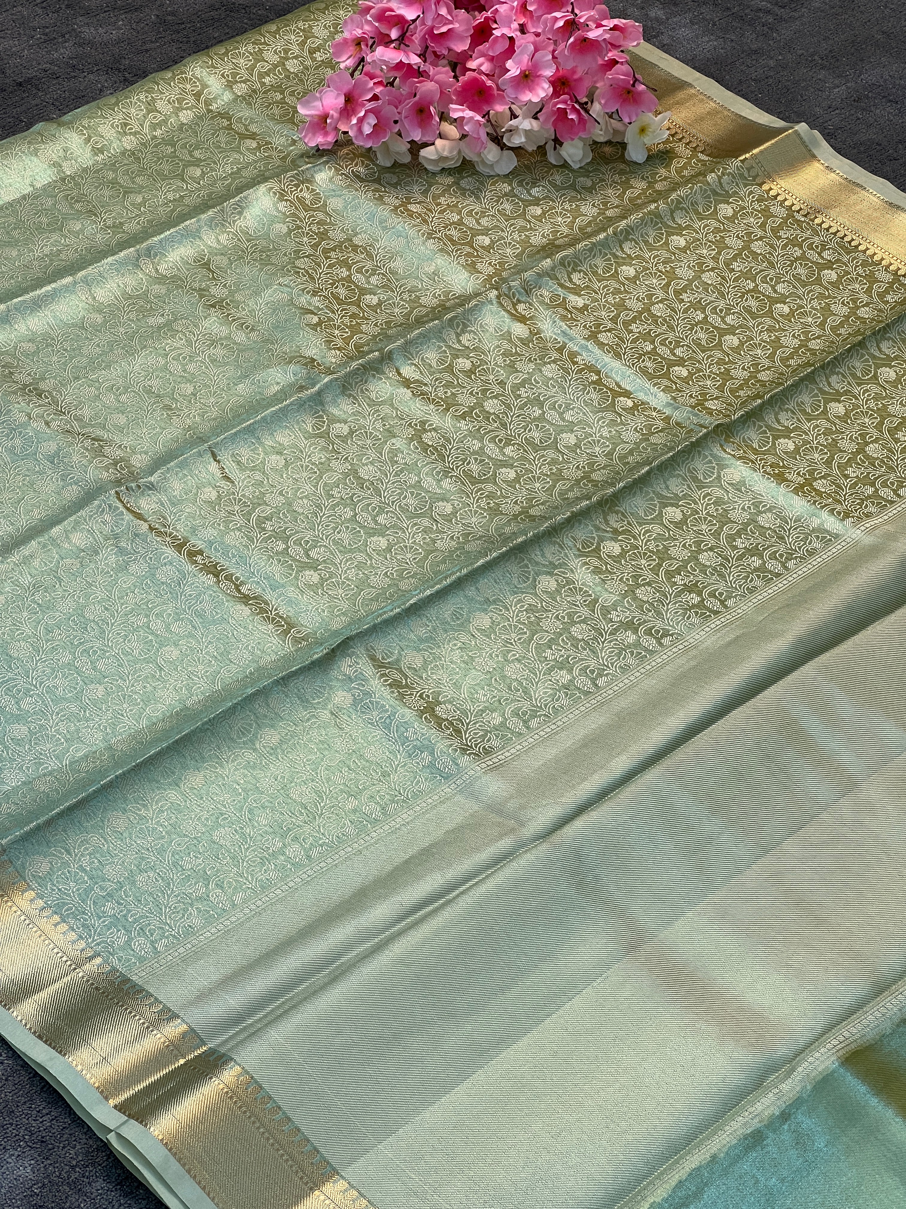 Tissue Tanchui Silk Saree