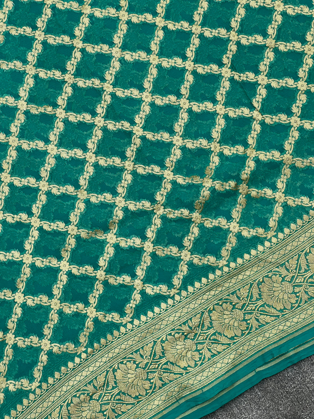 Handloom Khaddi Georgette Saree