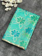 Borderless Pure Mango Silk Saree