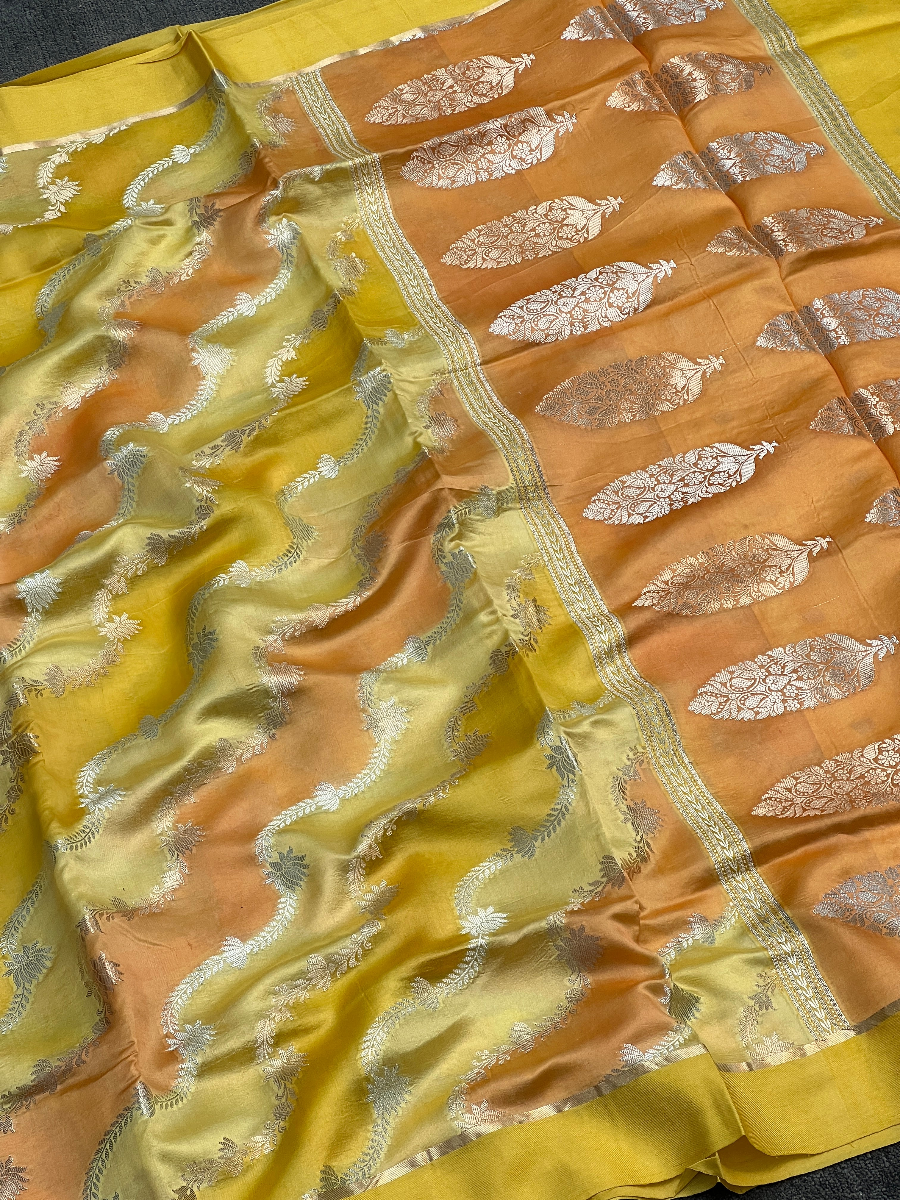 Rare Pure Mango Silk Saree