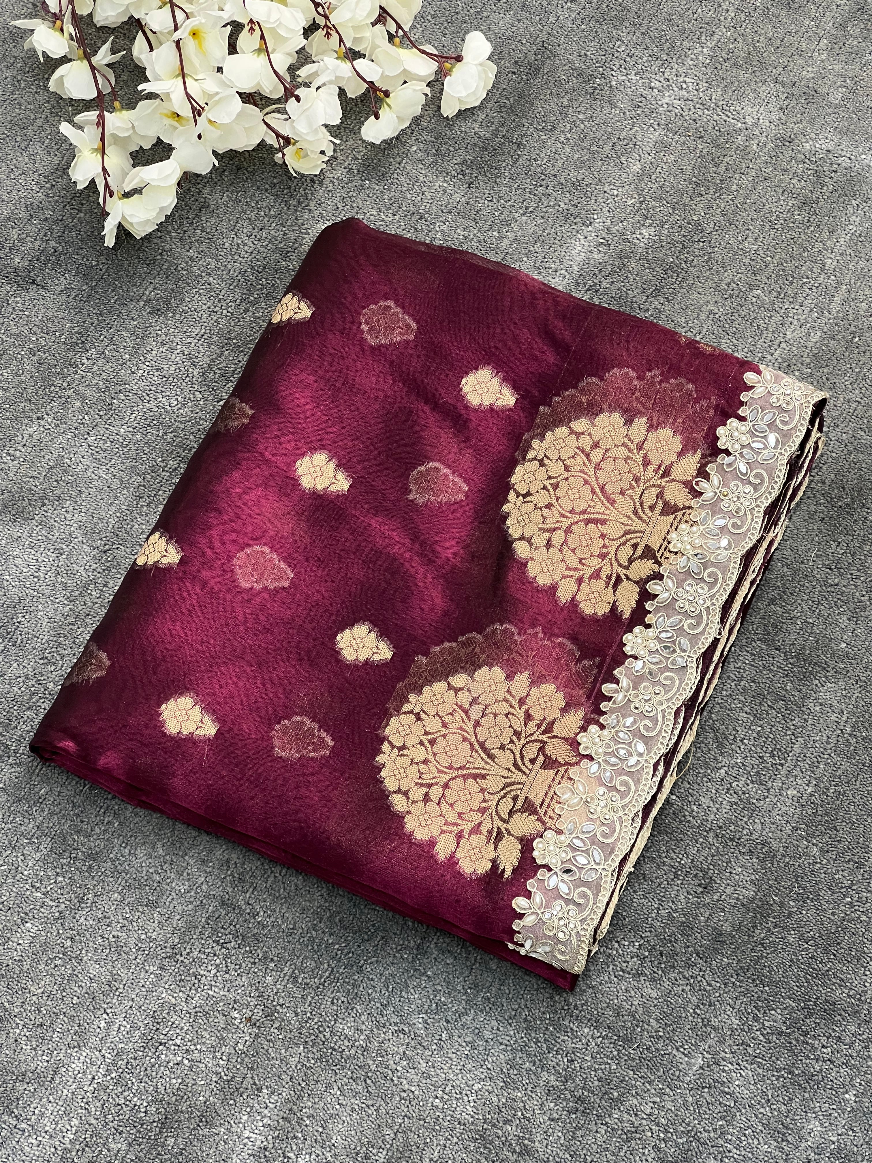 Maharani Edition Tissue Silk Saree