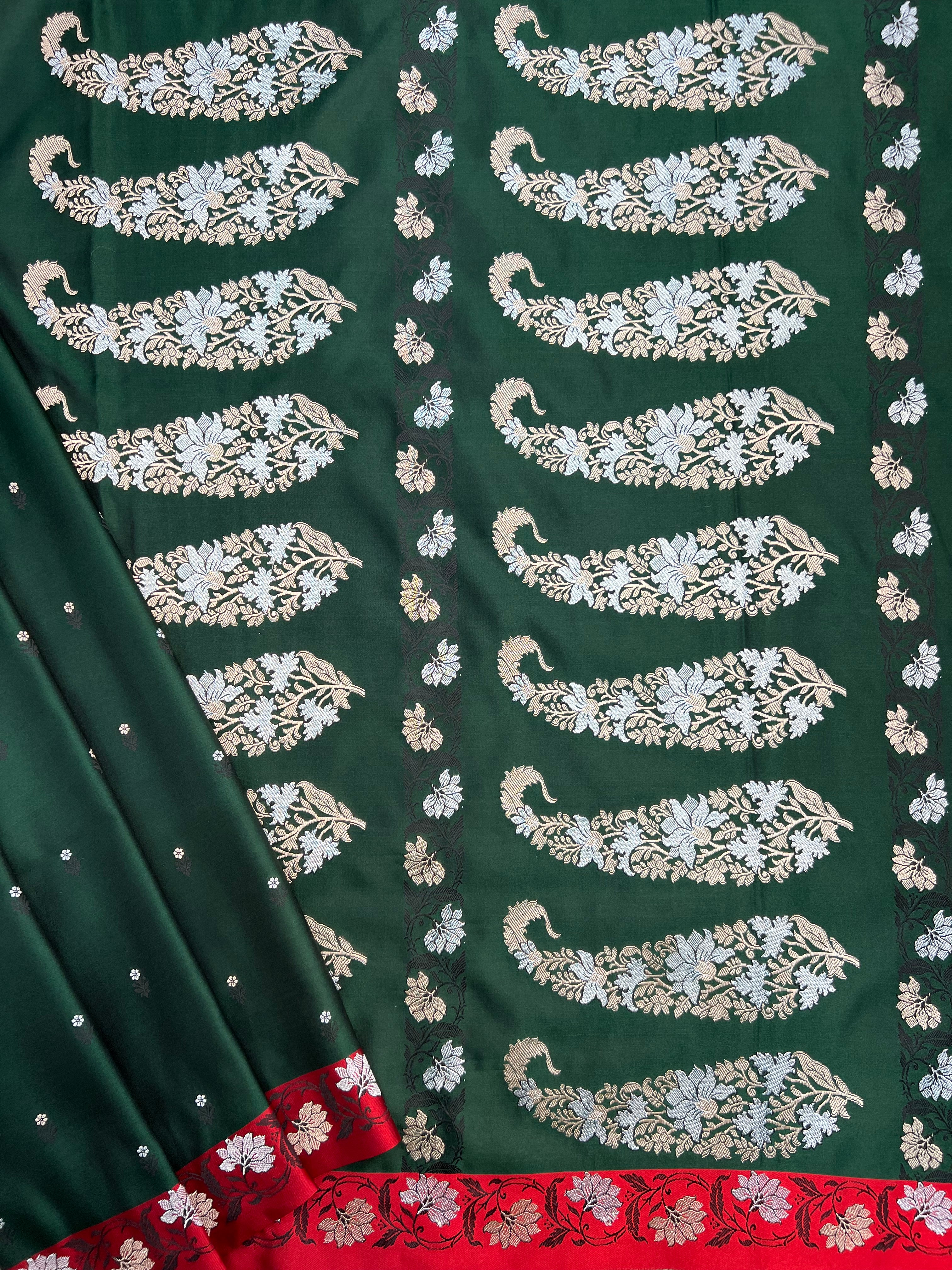 Traditional Banarasi Mashru Katan Silk Saree