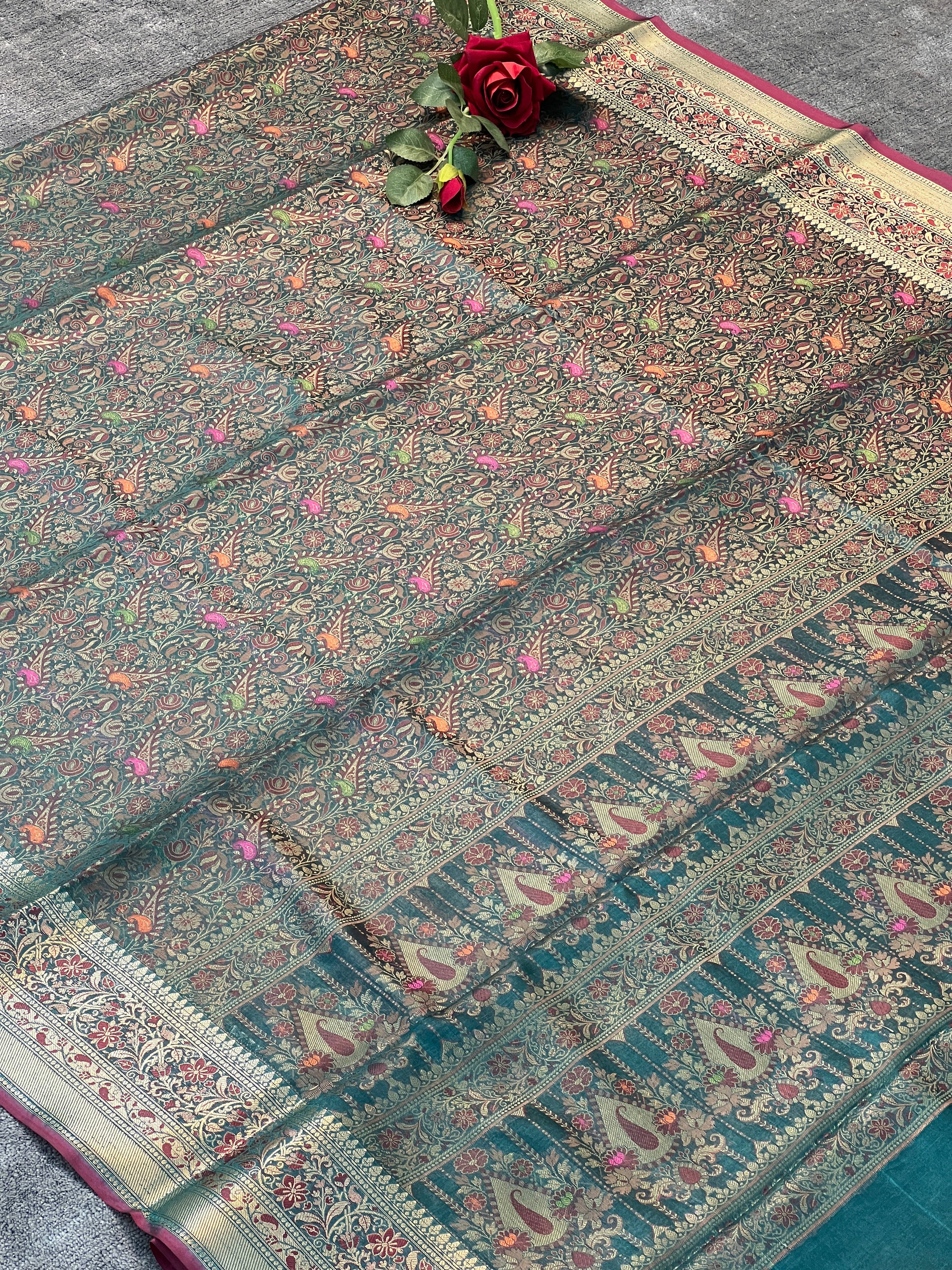 Brocade Banarasi Silk Saree