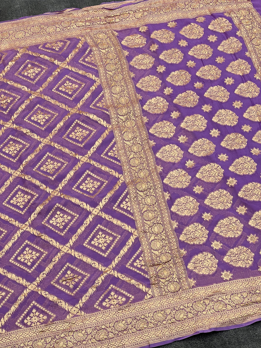 Handloom Khaddi Georgette Saree