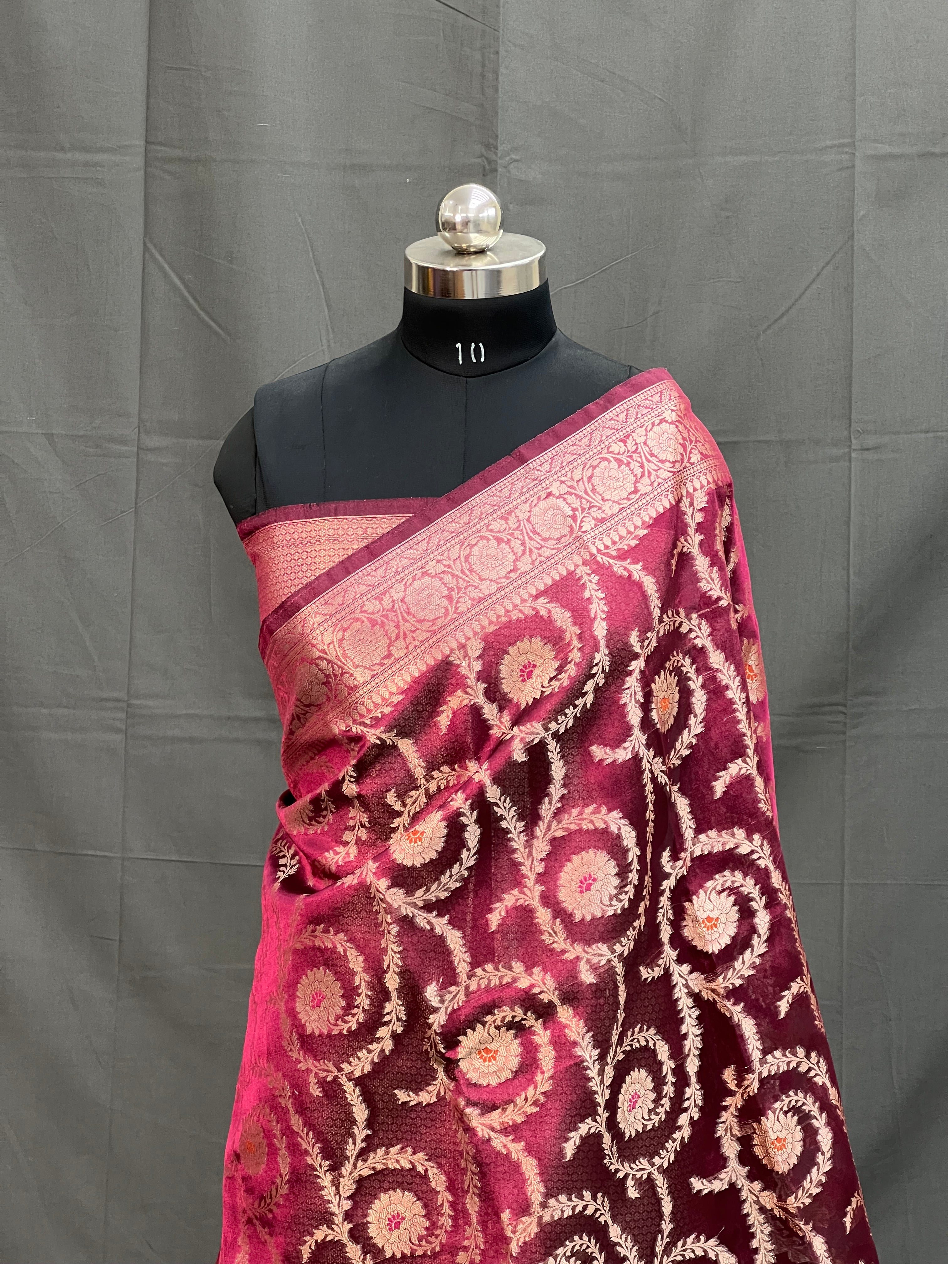 Opal Mist Tissue Silk Saree