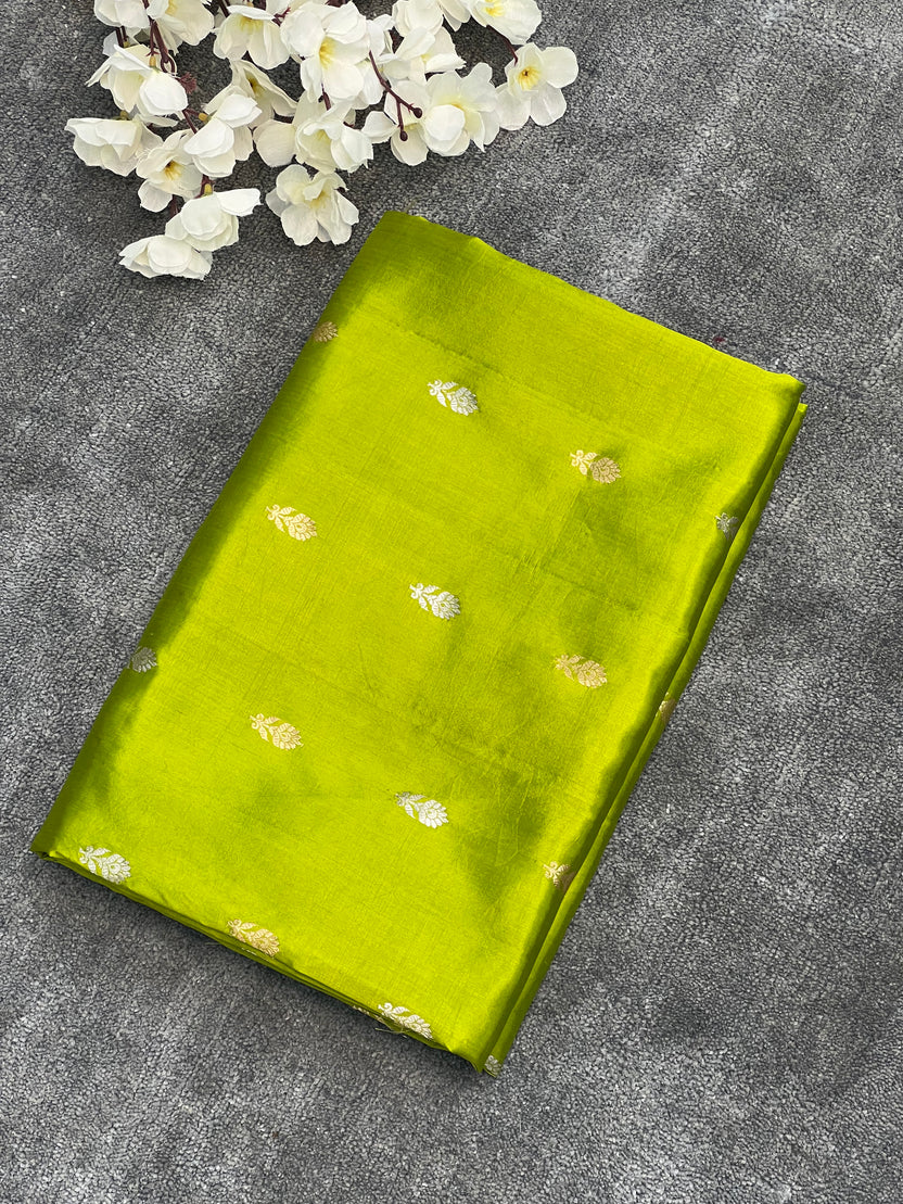Traditional Pure Mango Silk Saree – Vaya Silk
