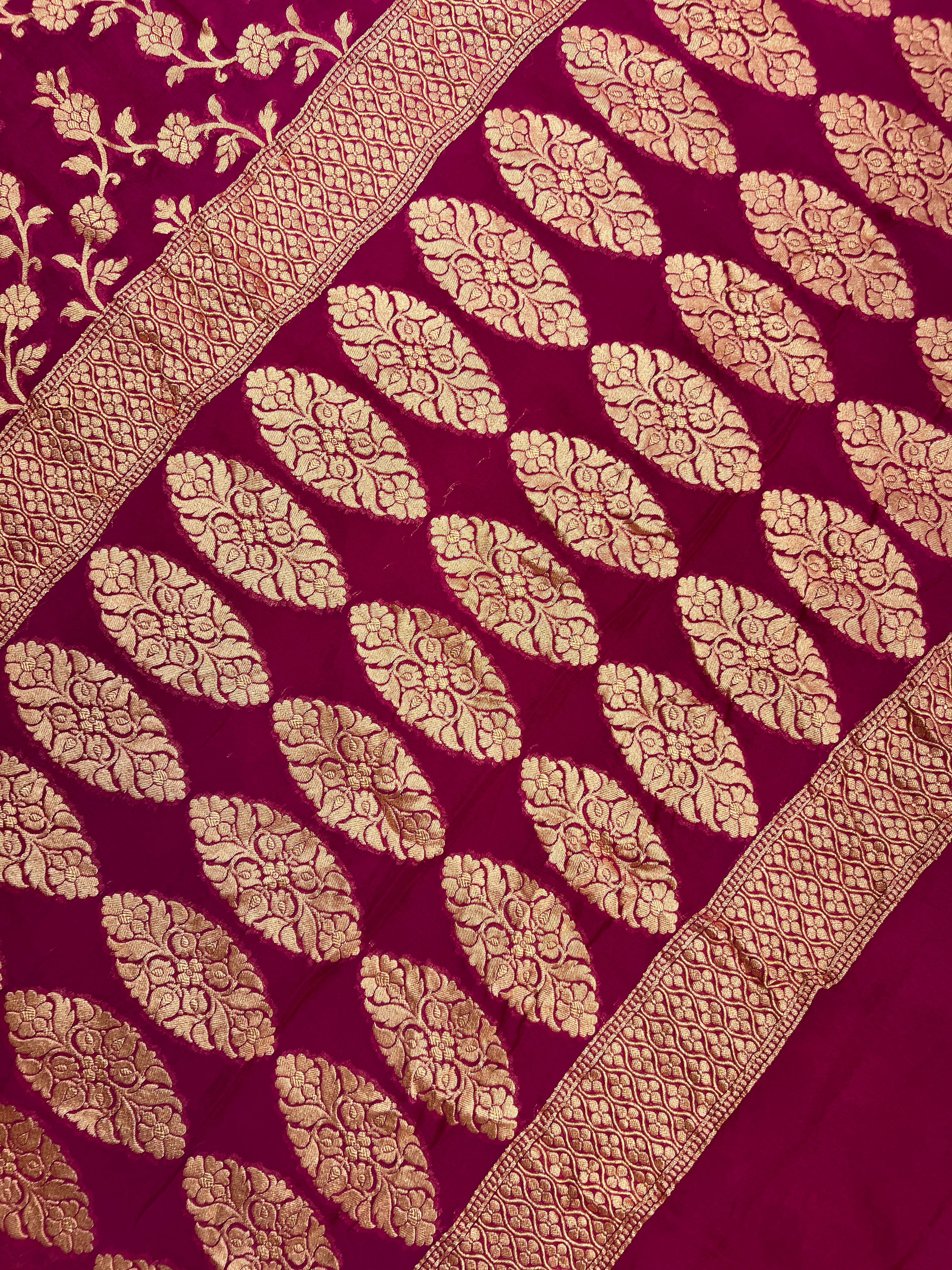 Pure Khaddi Georgette Saree