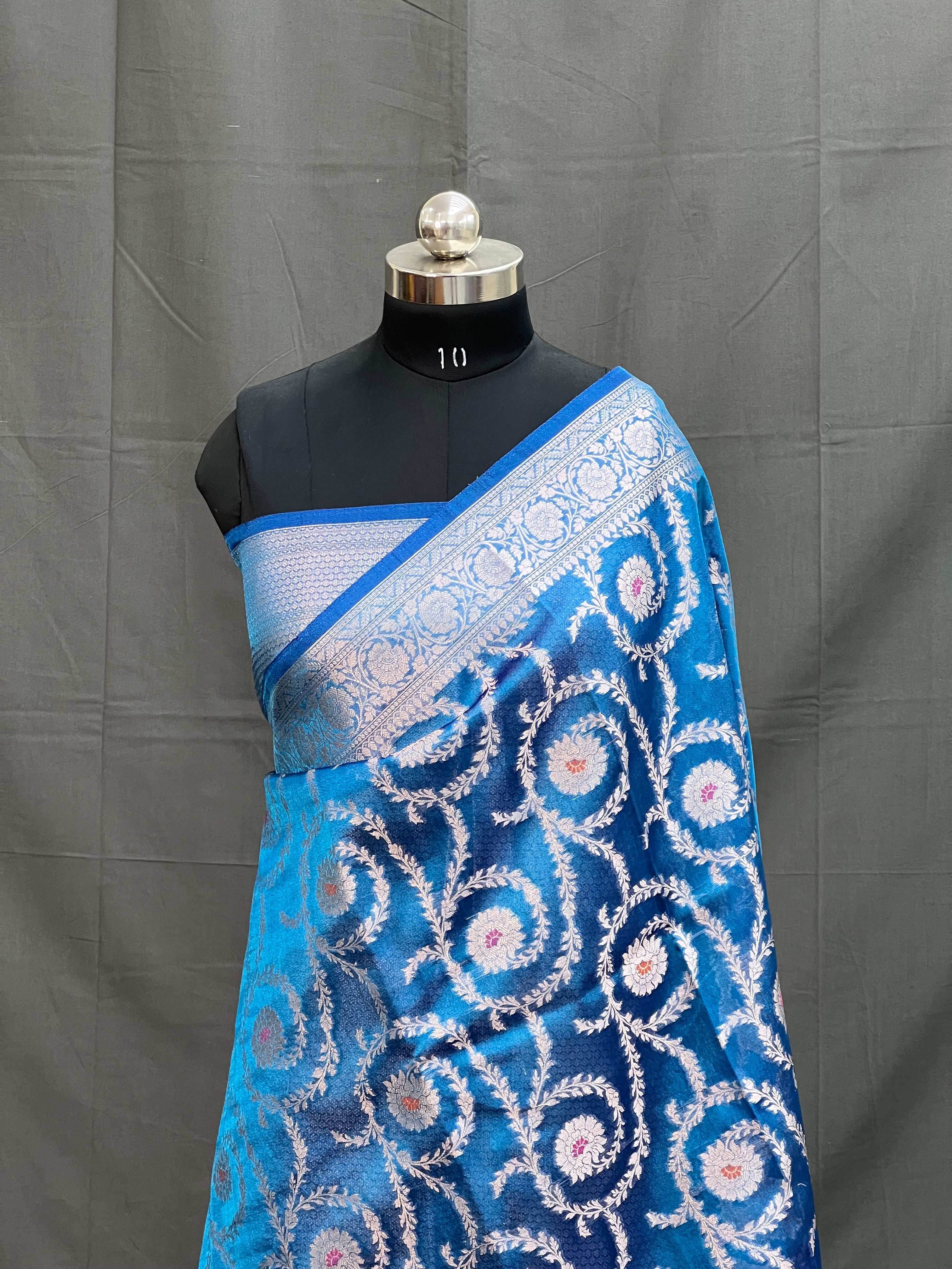 Opal Mist Tissue Silk Saree