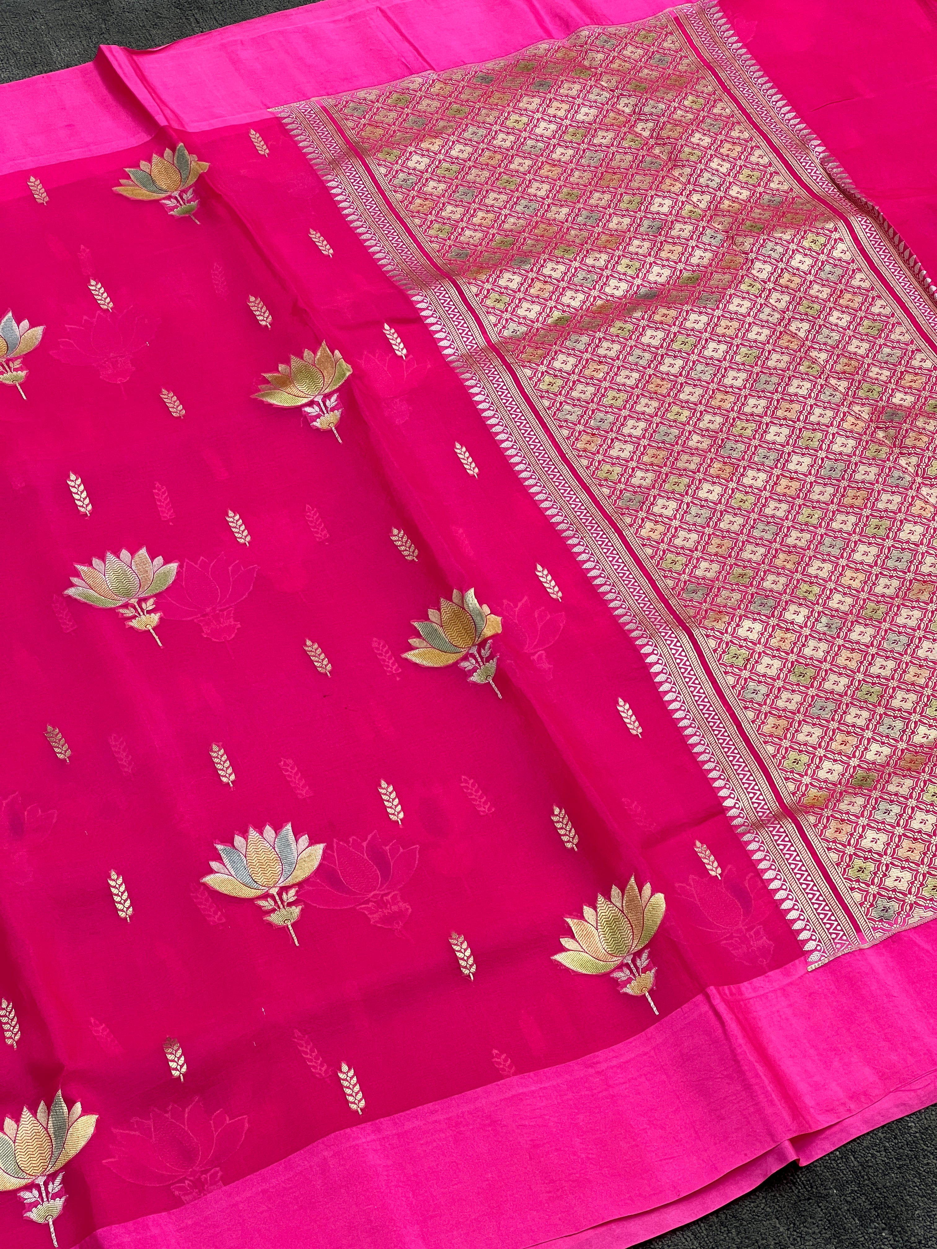 Pure Handloom Kora Silk Saree