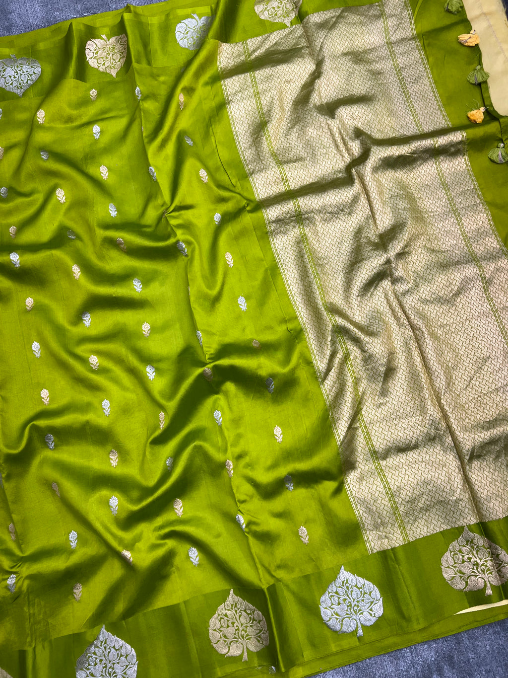 Traditional Pure Mango Silk Saree