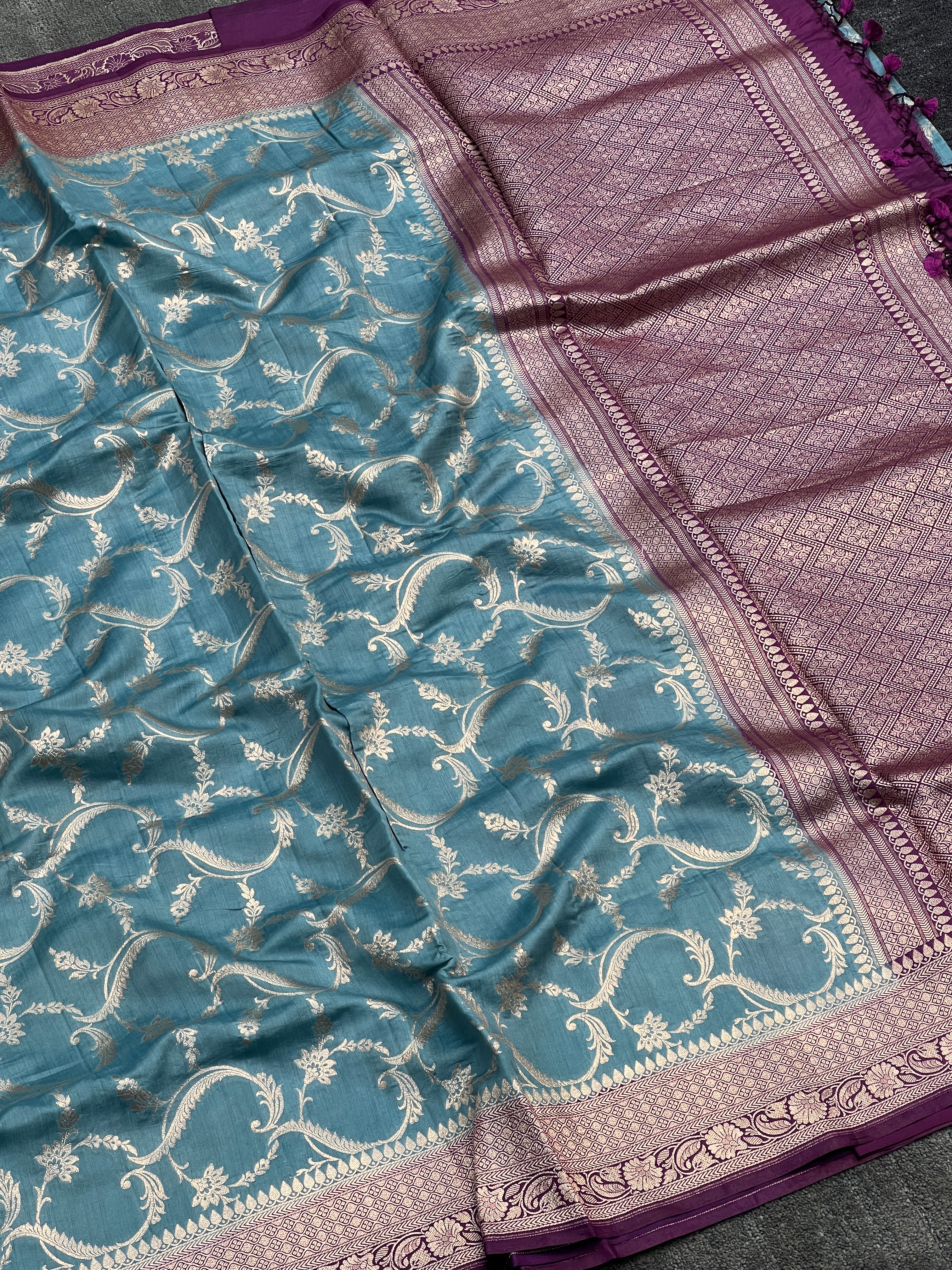 Handloom Pure Chiniya Silk Saree