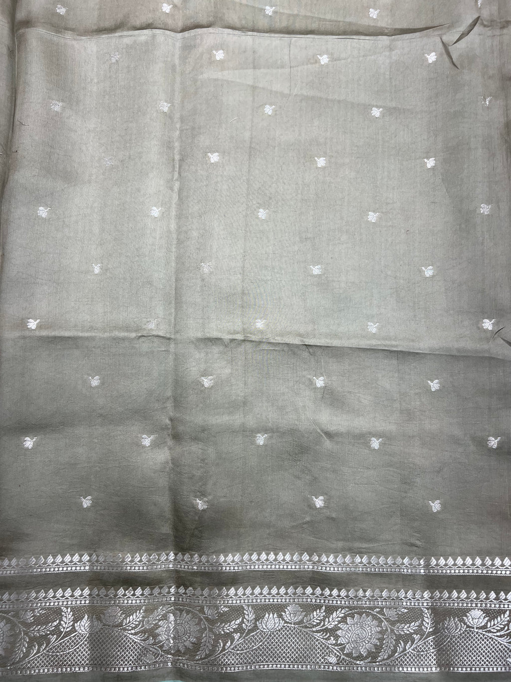 Emerald Green Pure Mango Silk Saree