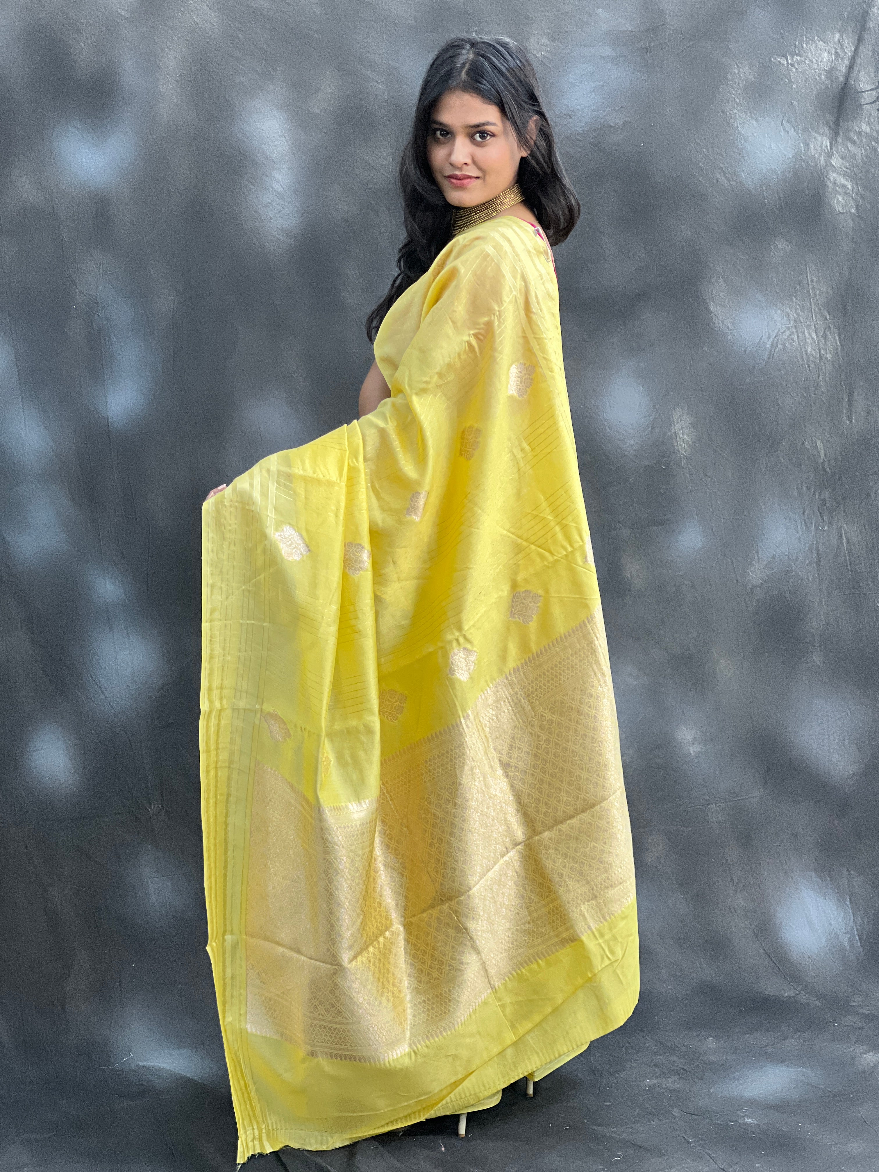 Classic Green Mango Silk Saree