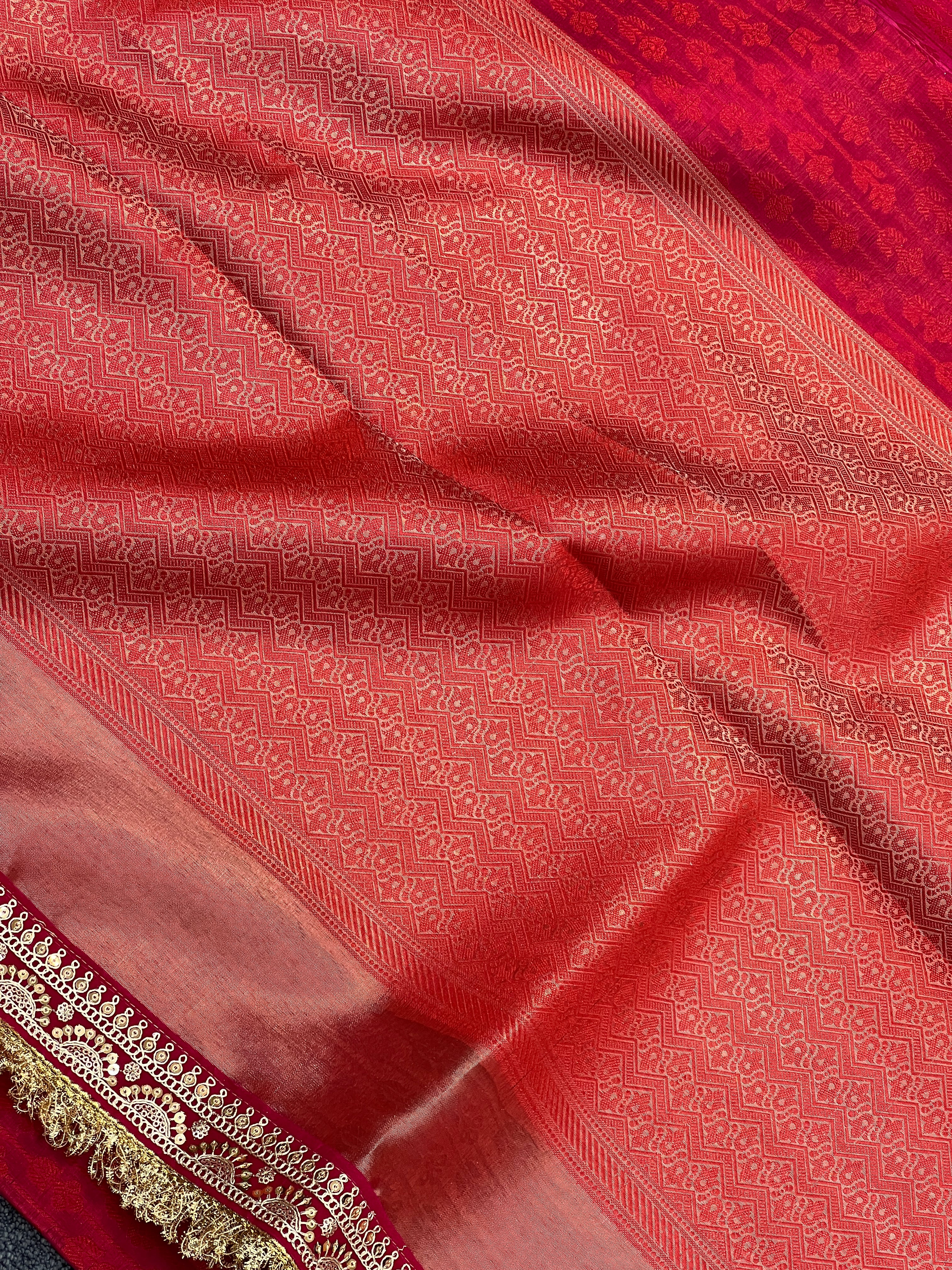 Premium Designer Tanchui Tissue Silk Saree