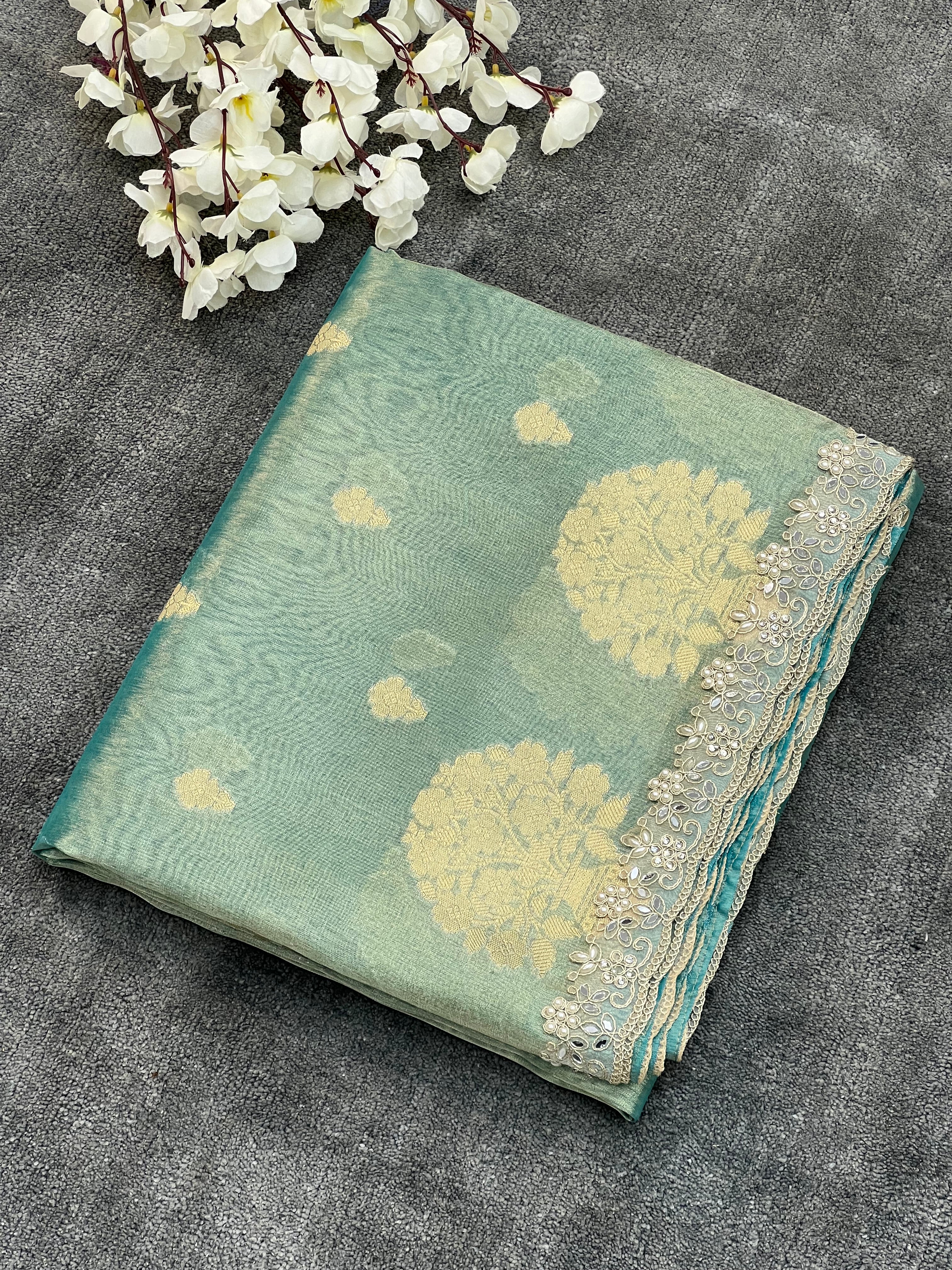 Maharani Edition Tissue Silk Saree