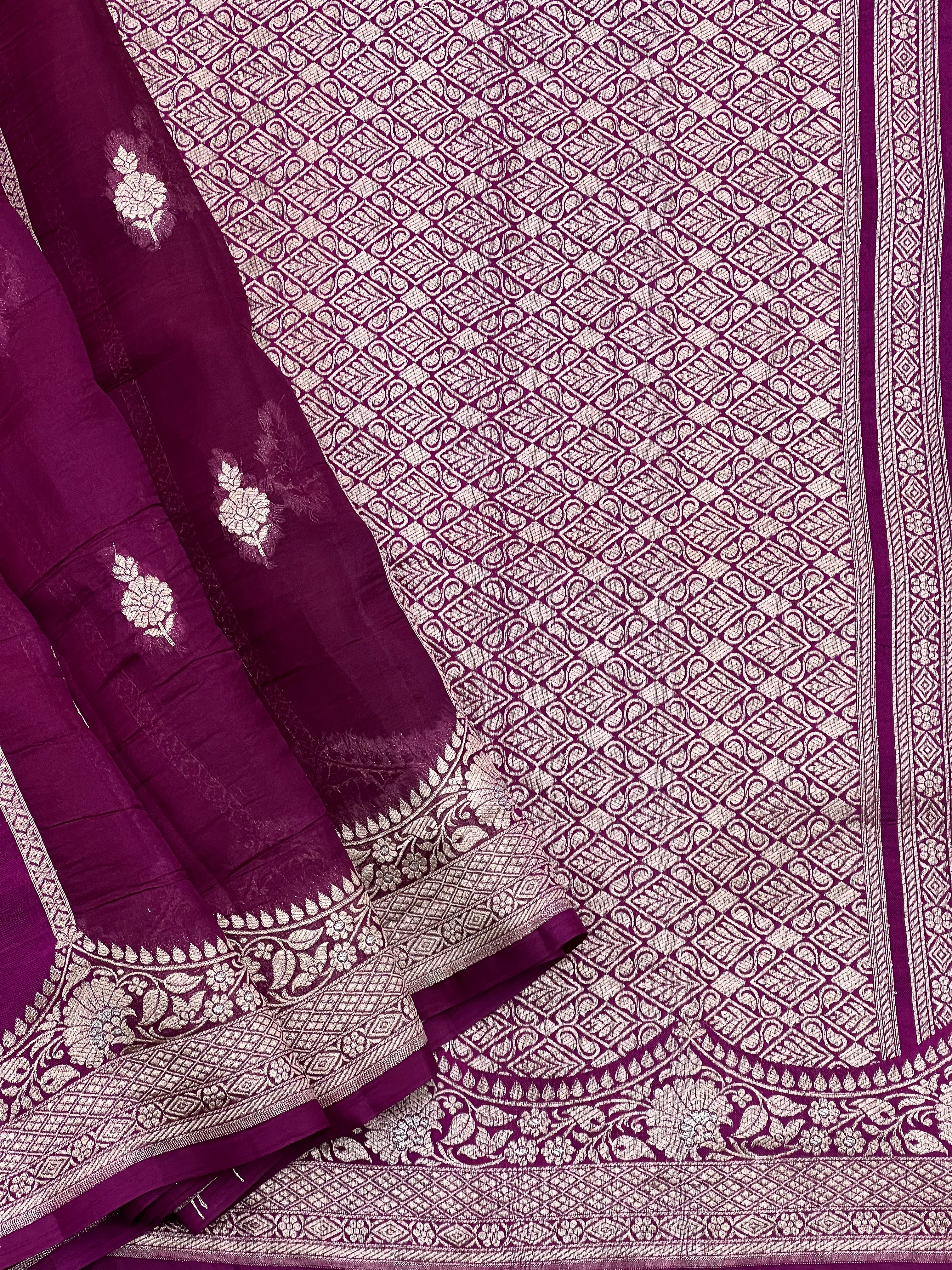 Majestic Pure Mango Silk Saree