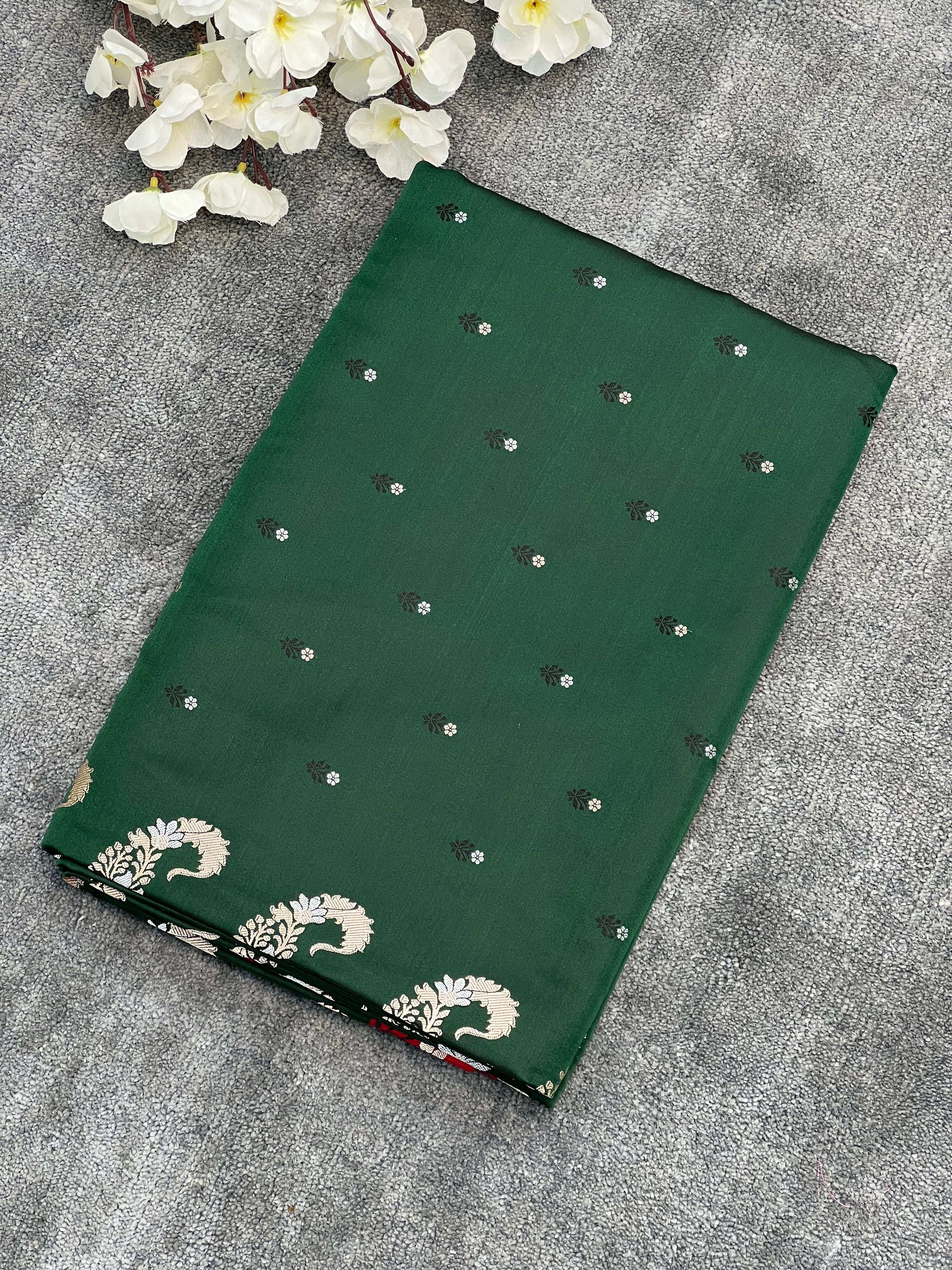 Traditional Banarasi Mashru Katan Silk Saree