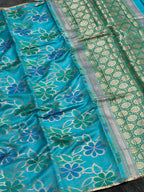 Borderless Pure Mango Silk Saree
