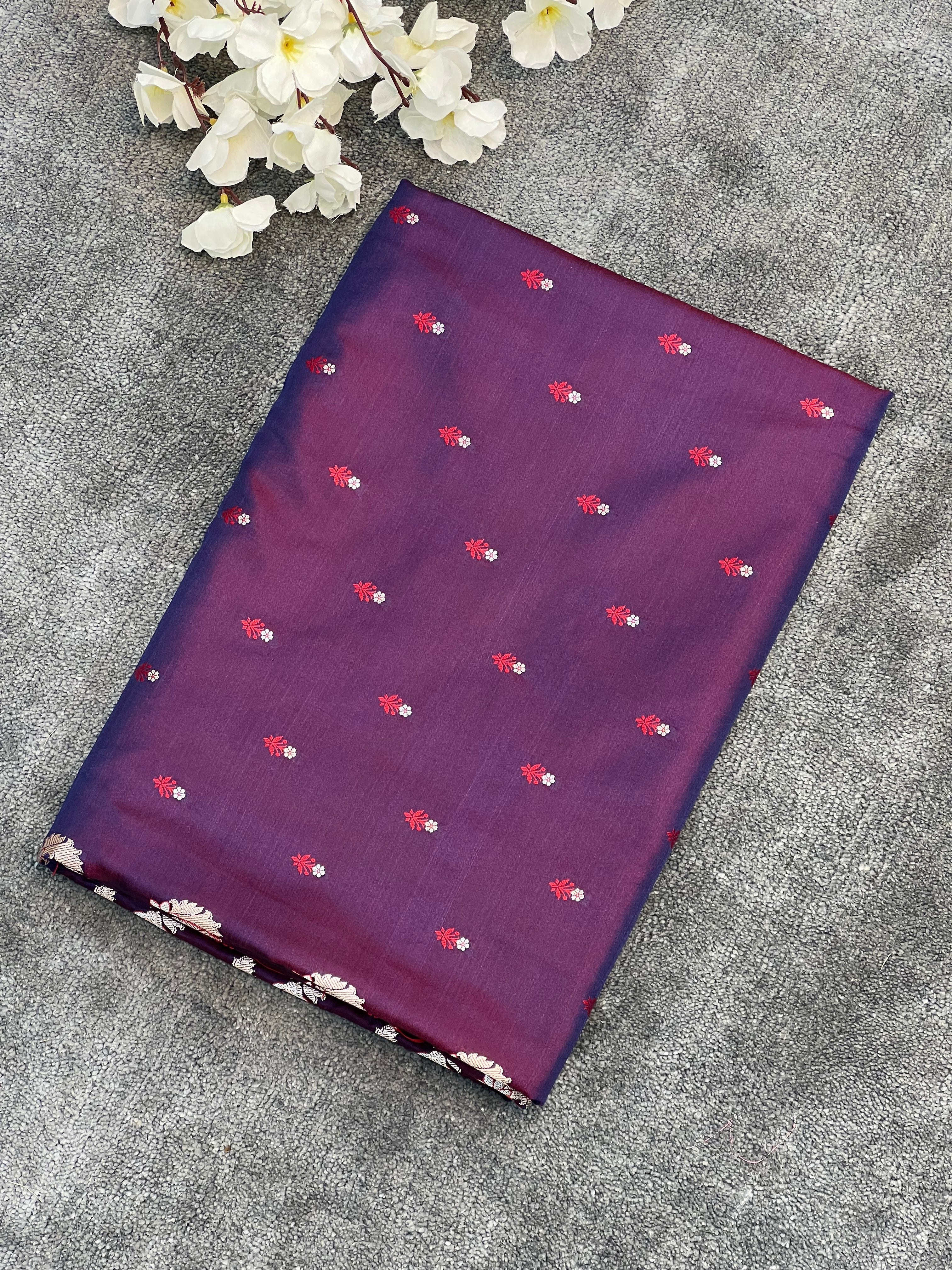 Traditional Banarasi Mashru Katan Silk Saree