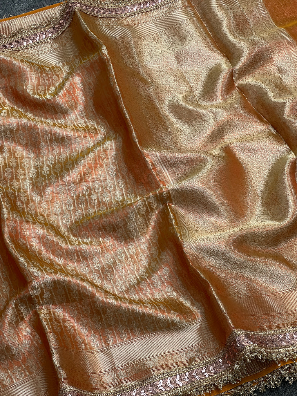 Designer Tissue Tanchui Silk Saree