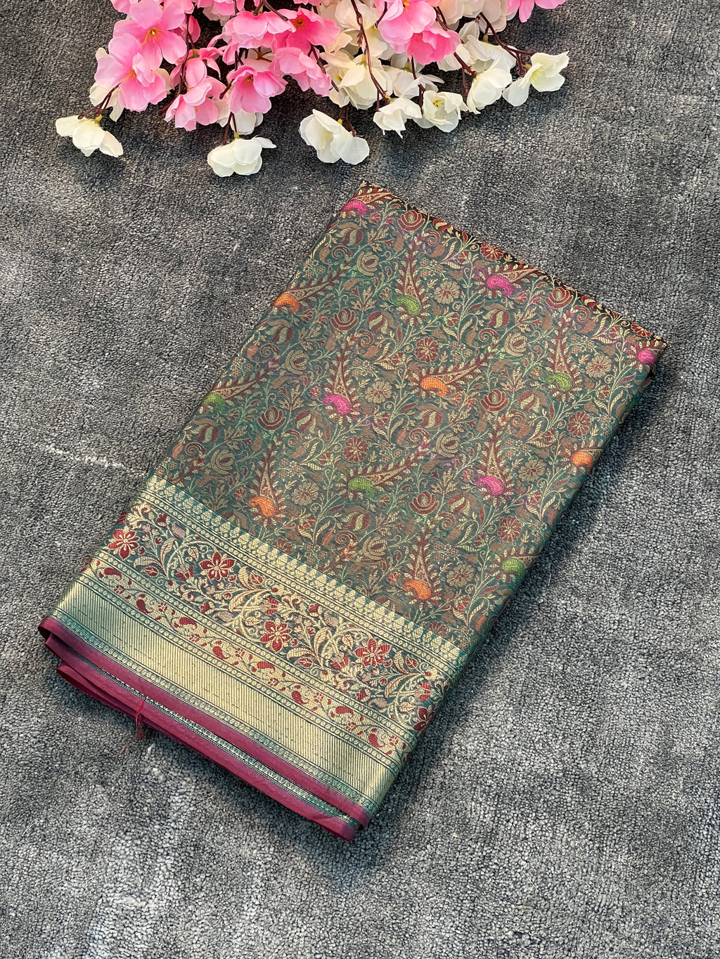 Brocade Banarasi Silk Saree