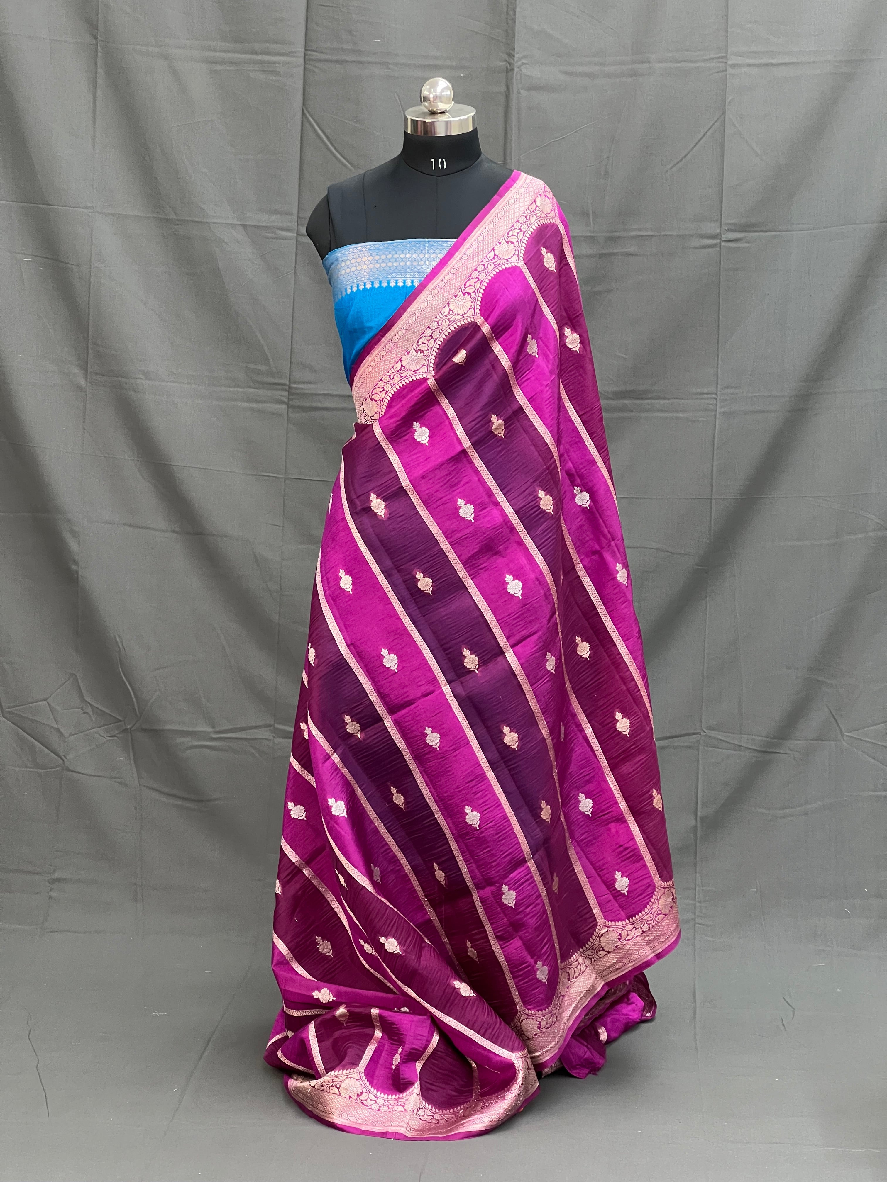 Majestic Pure Mango Silk Saree