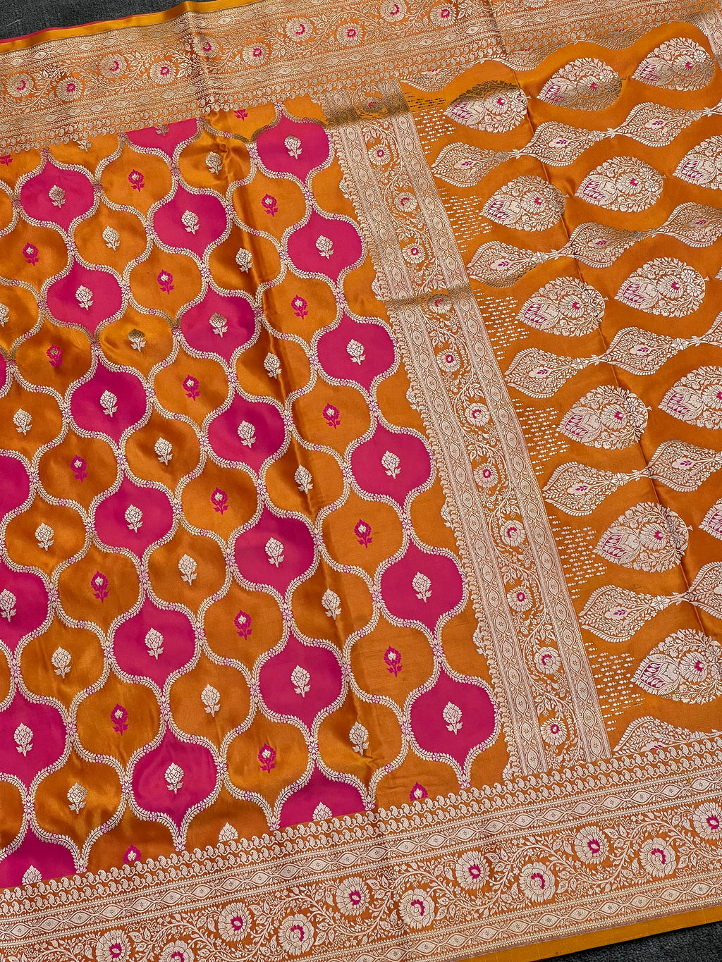 Rangkat Mashru Katan Banarasi Saree