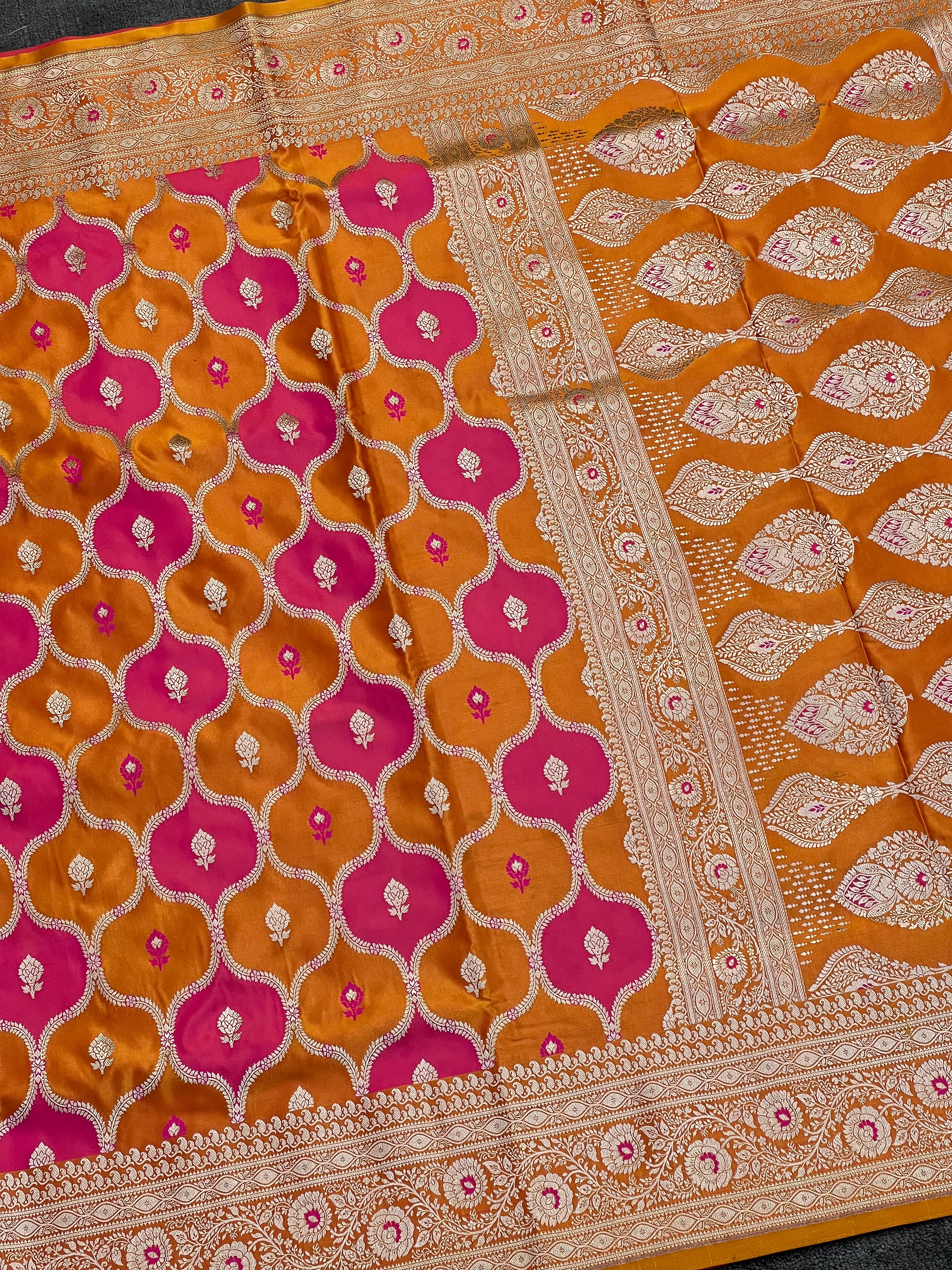 Rangkat Mashru Katan Banarasi Saree
