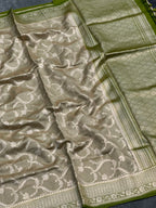 Handloom Pure Chiniya Silk Saree