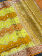 Rangkat Green Mango Silk Saree