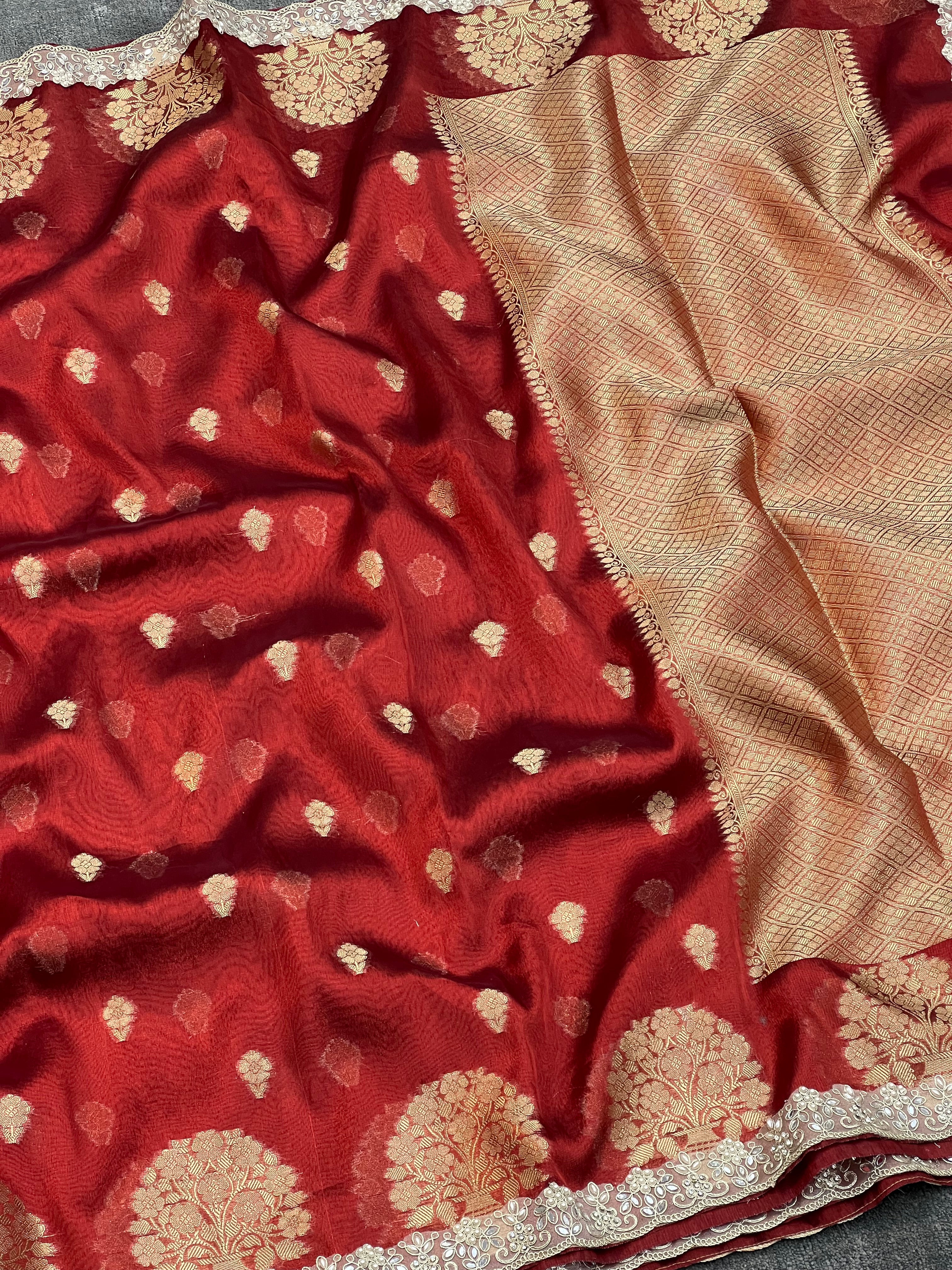 Maharani Edition Tissue Silk Saree