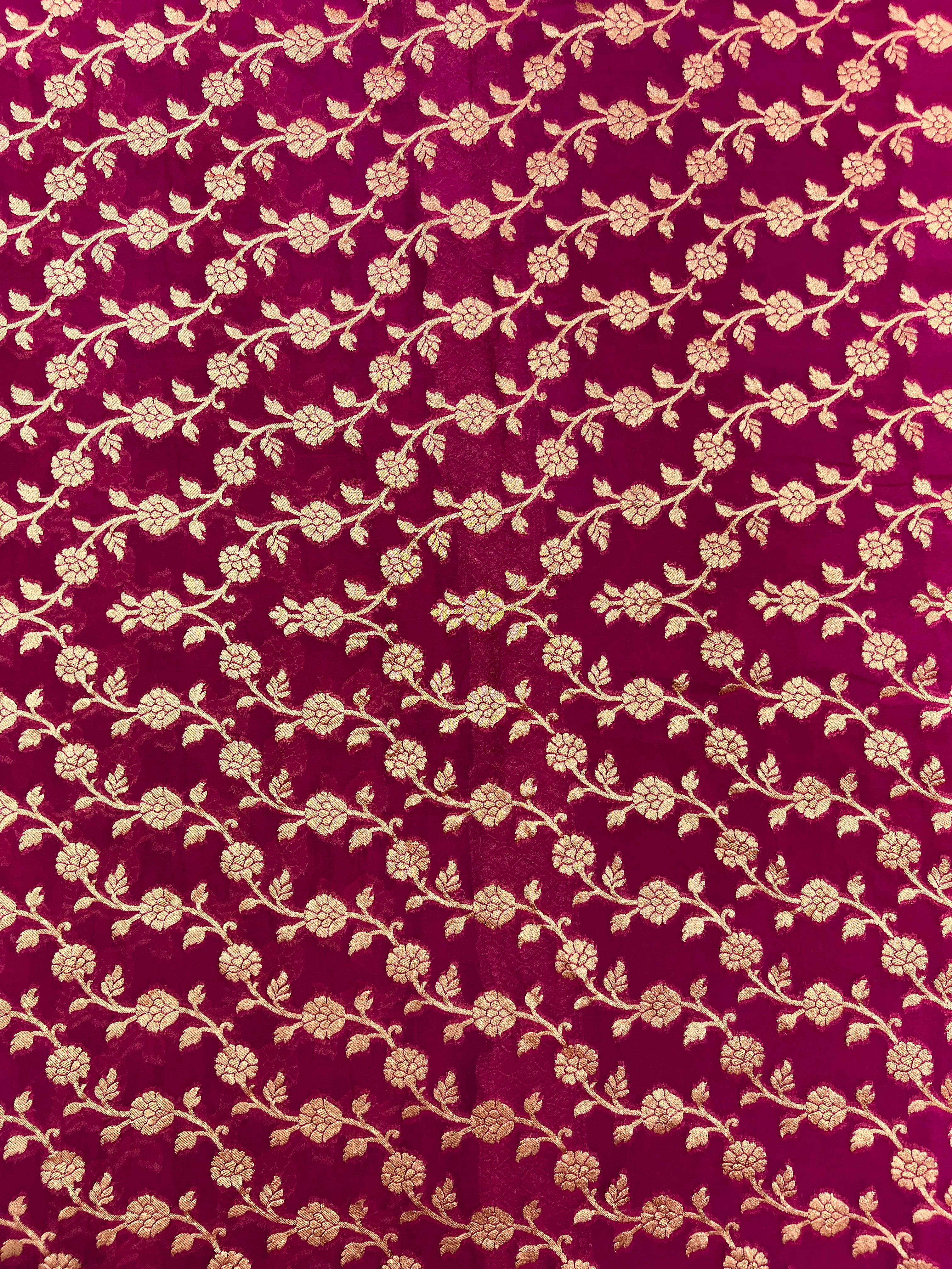 Pure Khaddi Georgette Saree