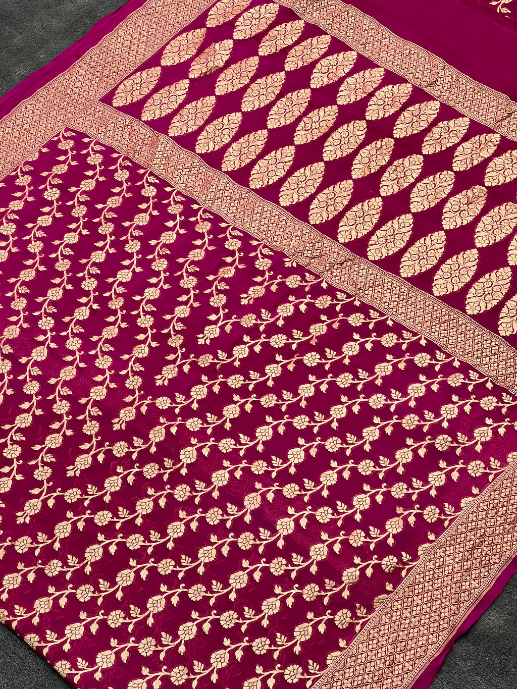 Pure Khaddi Georgette Saree