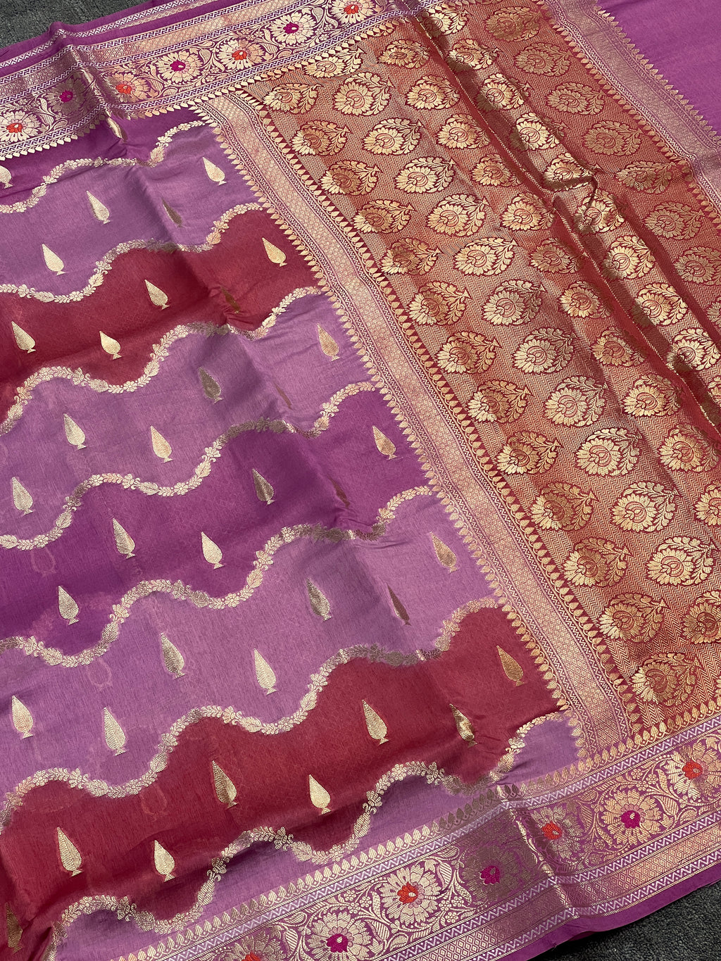 Rangkat Green Mango Silk Saree