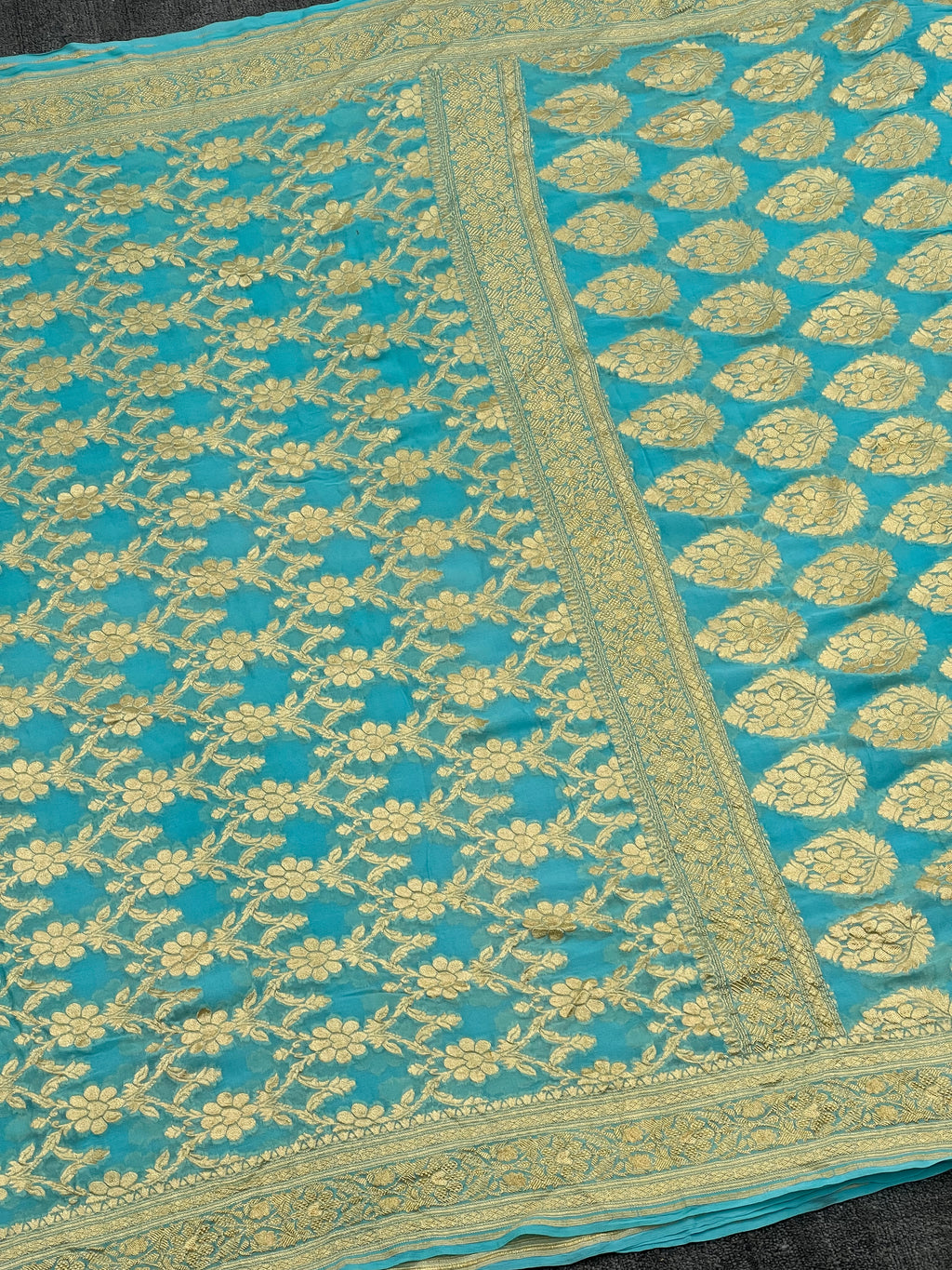 Handloom Khaddi Georgette Saree