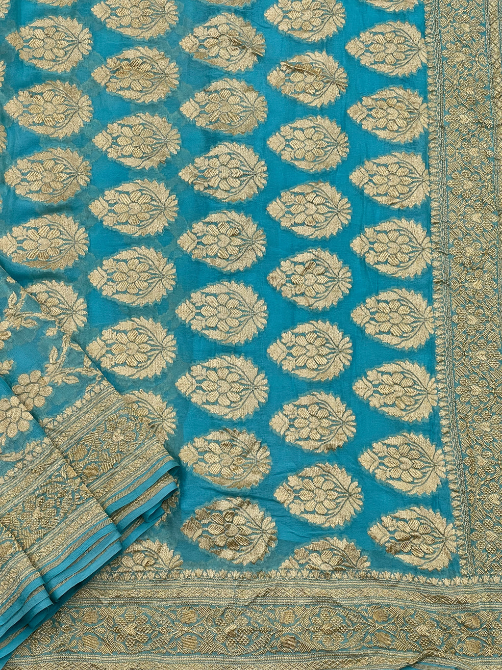 Handloom Khaddi Georgette Saree